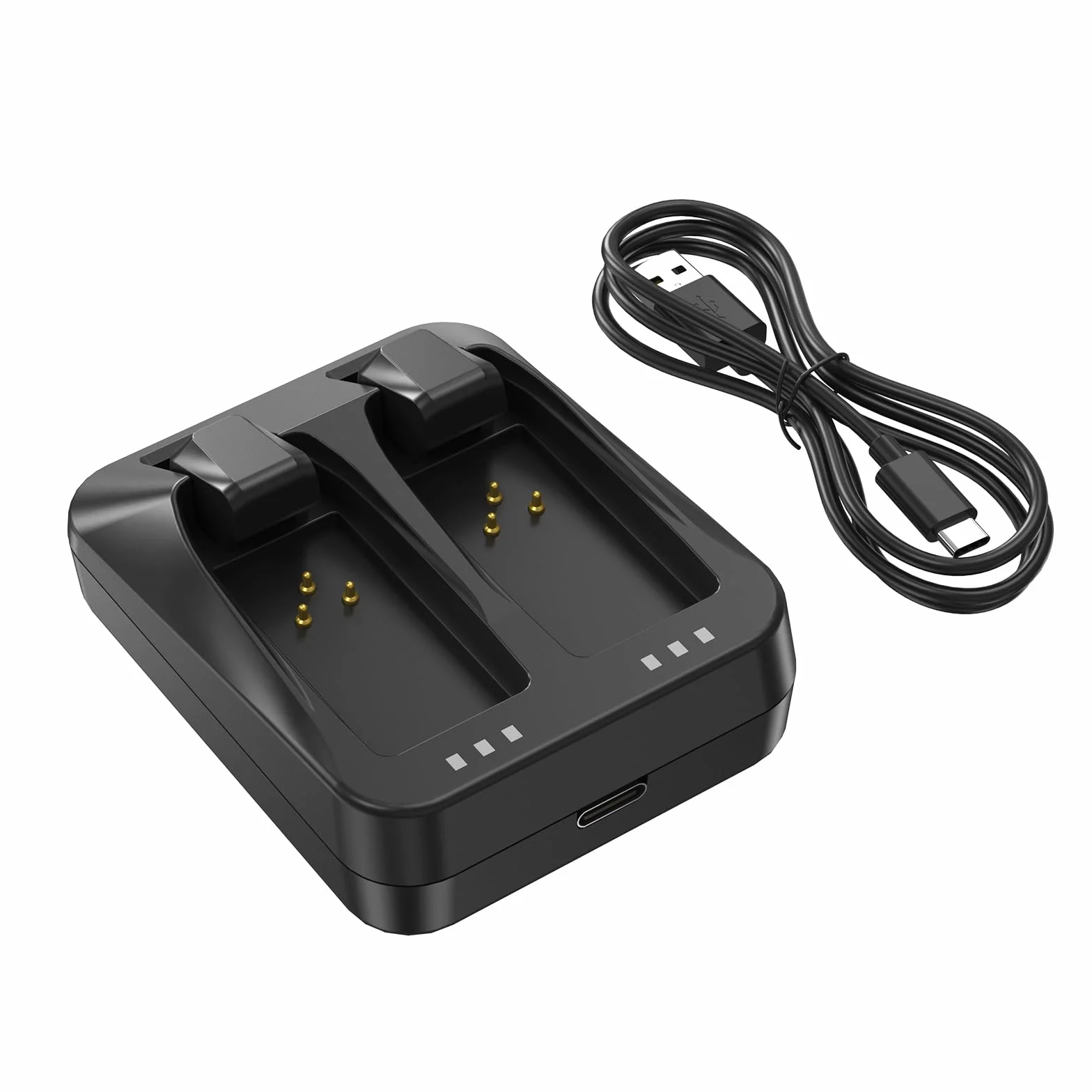 Ładowarka z dwoma portami kompatybilna z akumulatorem SRAM AXS/eTap Red Force Rival GX Eagle, szybka ładowarka USB-C do podwójnych akumulatorów z kablem USB-C