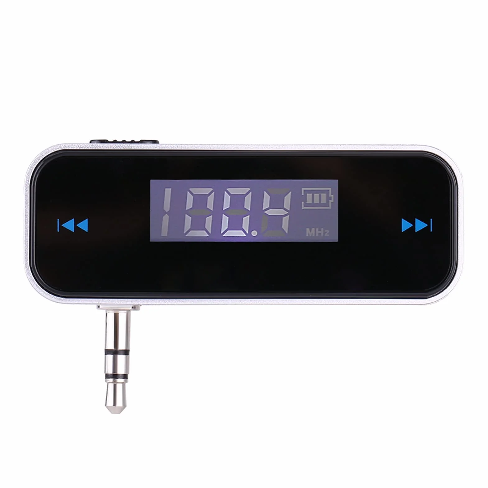 Zestaw samochodowy z nadajnikiem FM i adapterem audio, bezprzewodowy nadajnik radia samochodowego, wbudowany port AUX 3,5 mm do smartfonów samochodowych 6s 5 SE, odtwarzaczy MP3 MP4