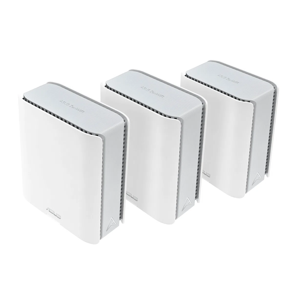 ASUS ZenWiFi BT10 3-Pack - Triband WiFi 7 Mesh, 18 Gb/s, 780 m2 (3 sztuki), dwa porty 10G, w zestawie kontrola bezpieczeństwa i rodzicielska, Smart Home Master SSIDs, Mobile Tethering 4G i 5G, biały