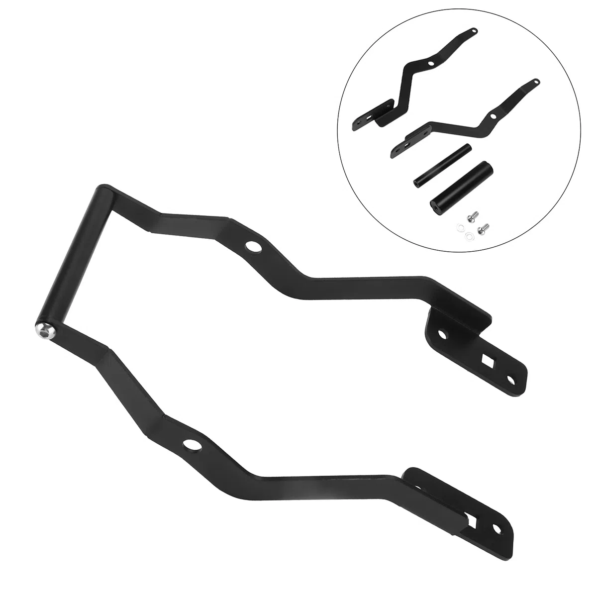 Uchwyt GPS, Motocyklowy Uchwyt Montażowy GPS Zamiennik Stojaka na Telefon Komórkowy do F900R F900XR 2020-2021 (czarny)