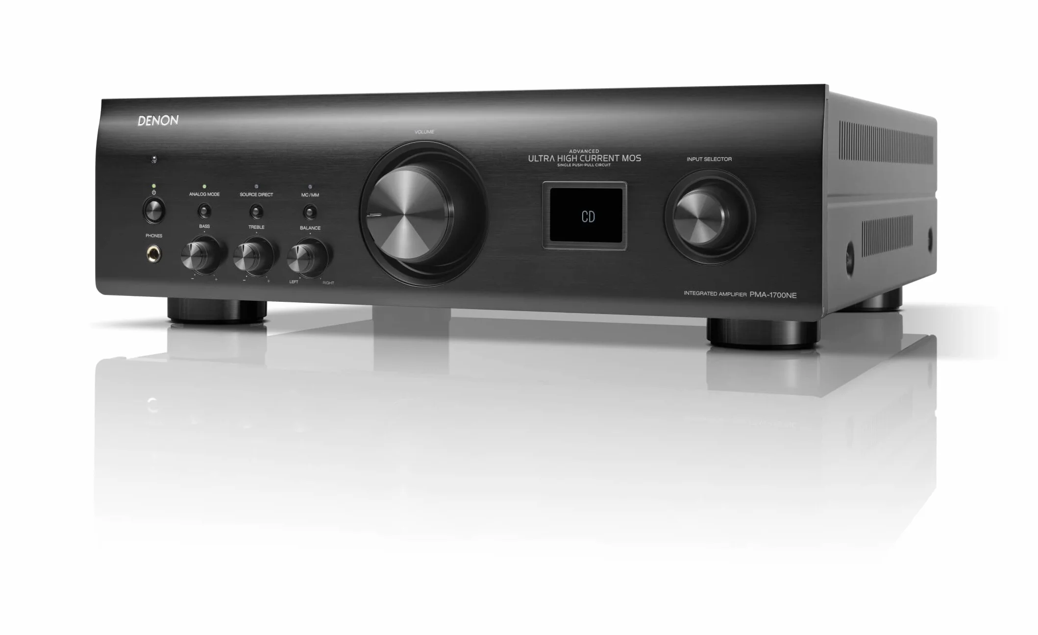 Denon PMA1700NE schwarz Głośnik Bluetooth, Czarny, 2 x 140W