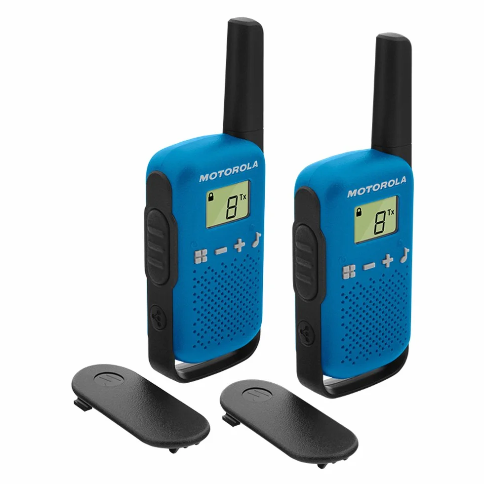 Motorola T42 Krótkofalówka, Niebieski/Czarny, 2 sztuki