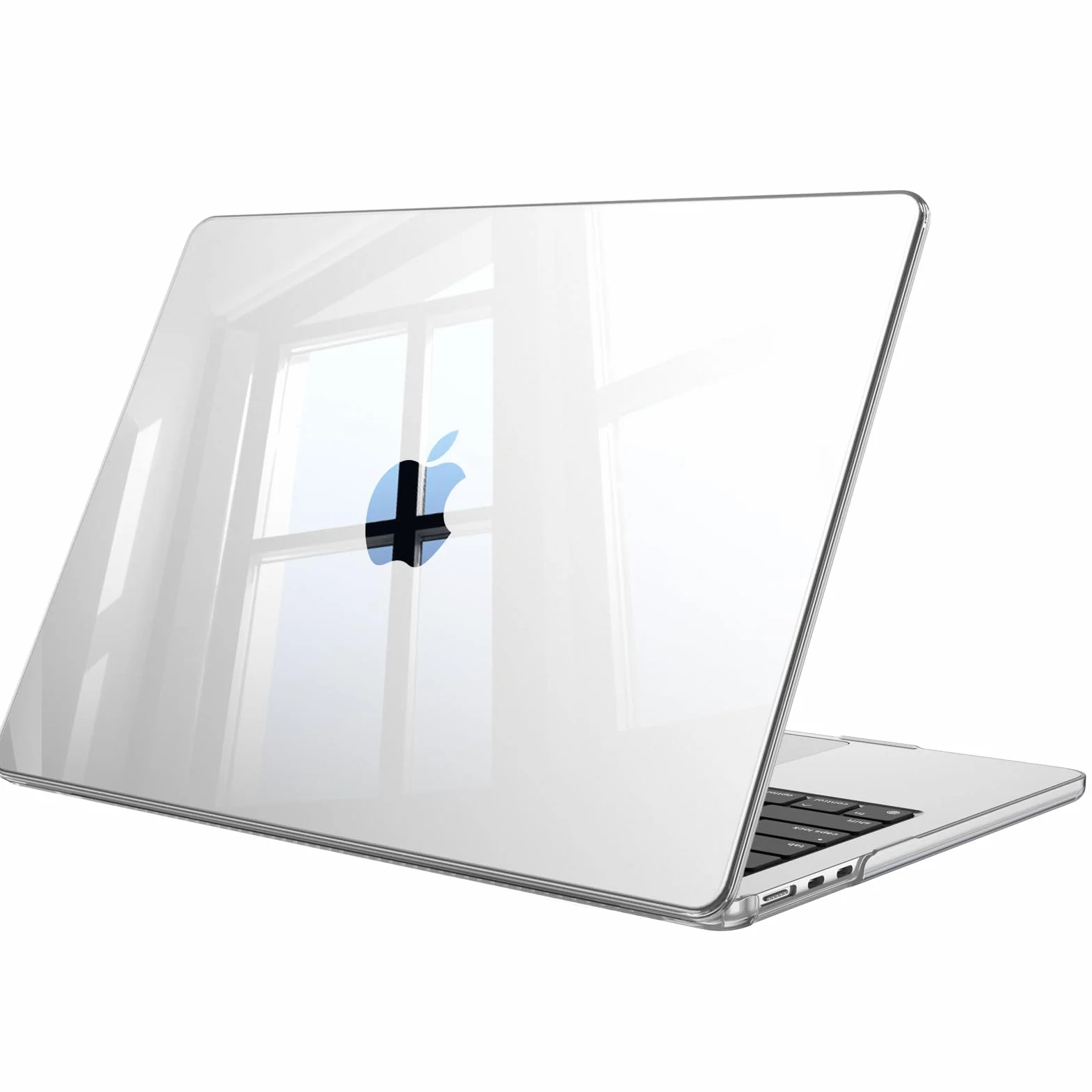 FINTIE Etui kompatybilne z MacBook Air 13,6 cala M5 M4 M3 M2 (2026-2022) A3449 A3240 A3113 A2681, Ultracienkie Twarde Etui Ochronne, Przezroczysty