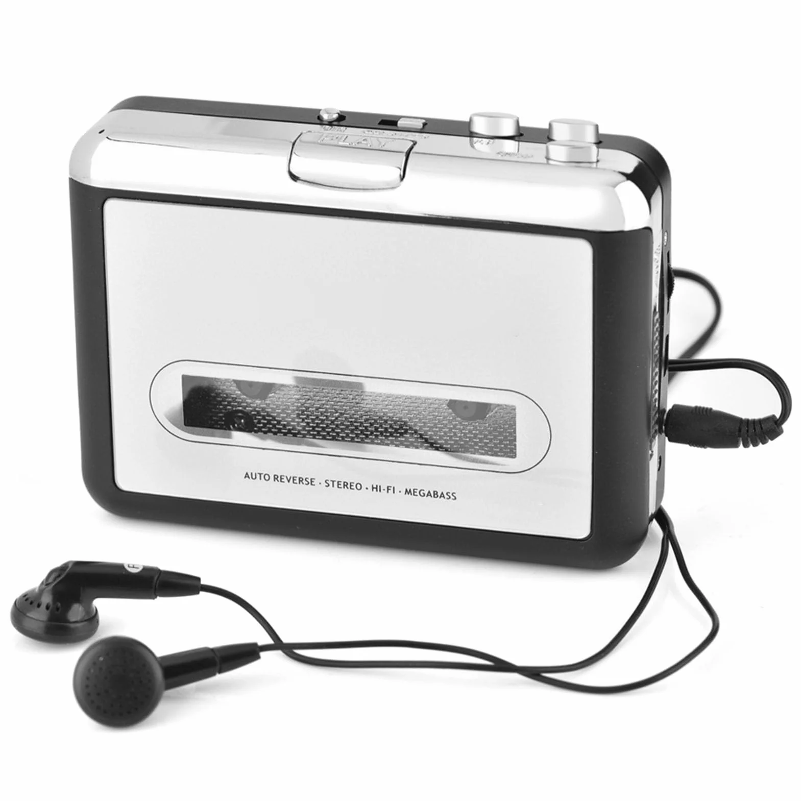 Magnetofon USB przenośny kasetowy konwerter MP3