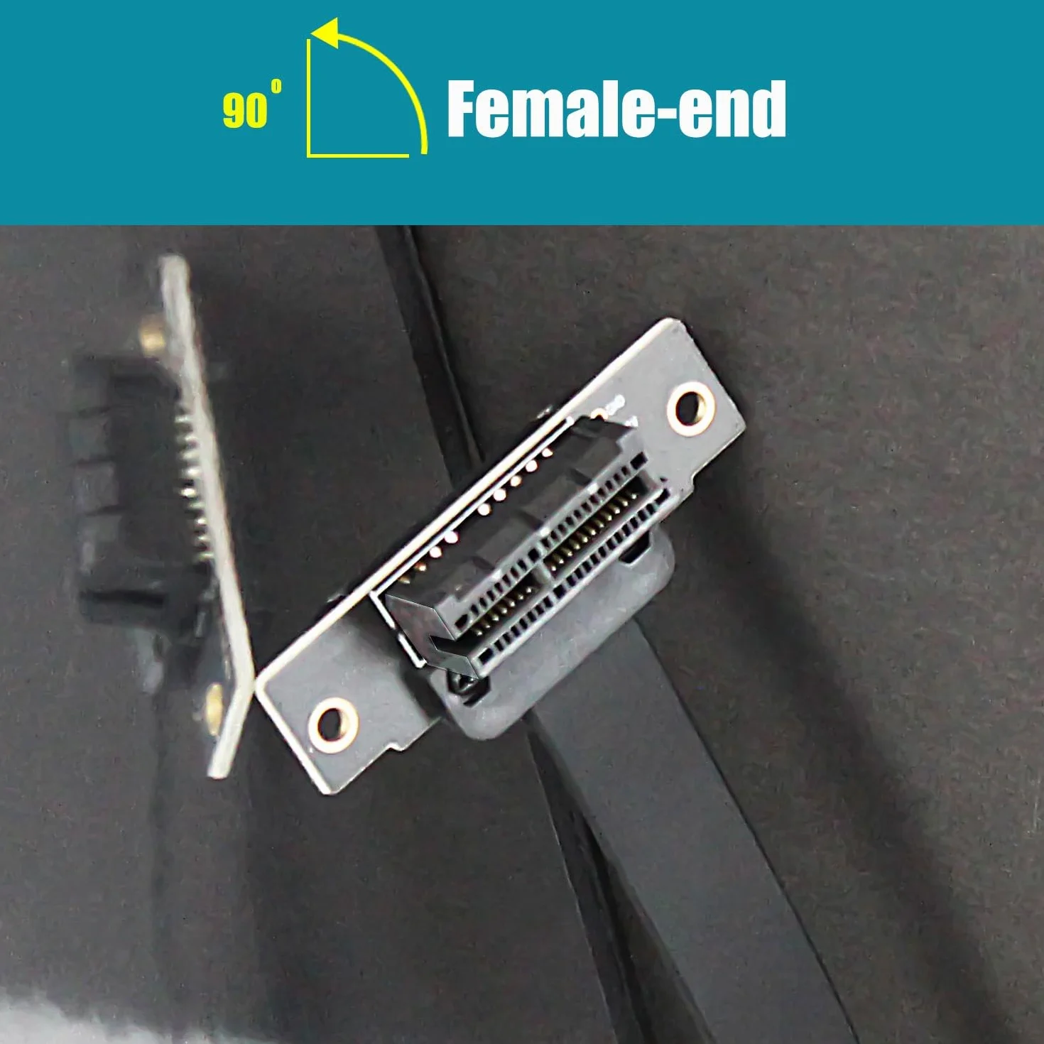 GLOTRENDS 100mm PCIe 3.0 X1 Riser Kabel dla kart M.2