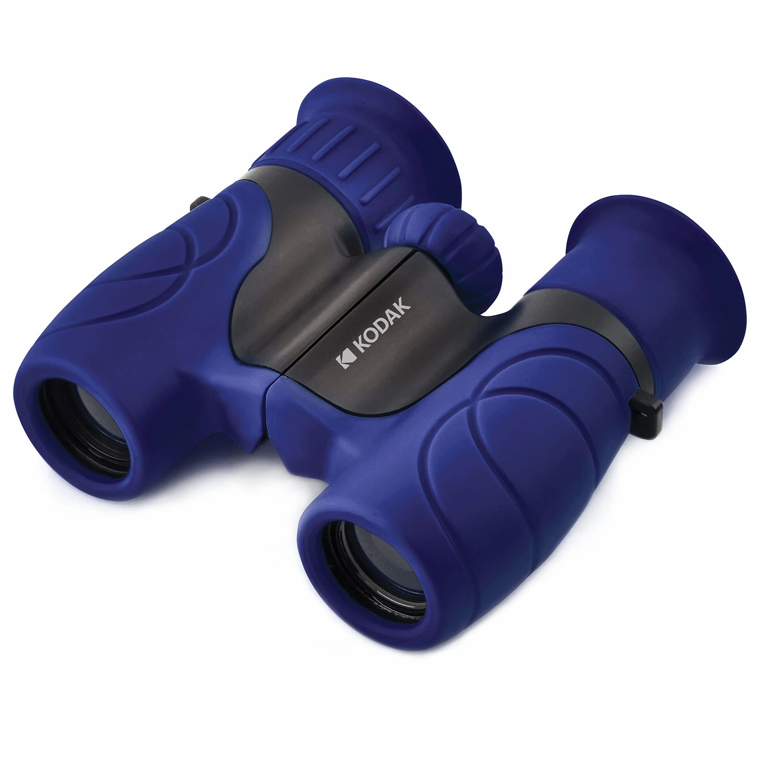 KODAK BCS100 Lornetka dziecięca - Kompaktowa lornetka Lornetka dla dzieci, Miękka gumka, ergonomiczna, 8-krotna powiększenie, pasek i pokrowiec do przenoszenia - Niebieski