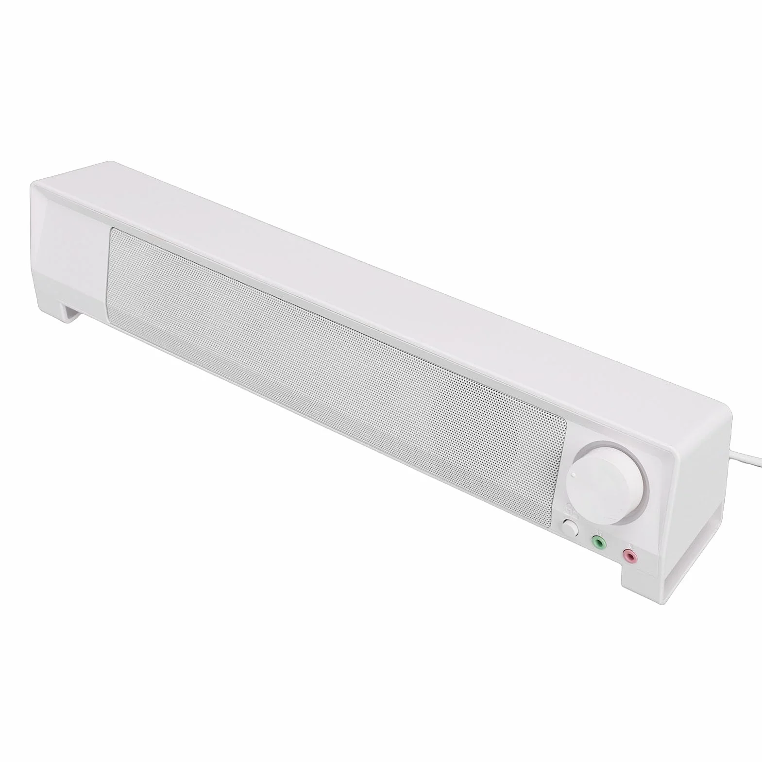 Dilwe Soundbar do Komputera, materiał ABS, Czysty Dźwięk z Basem, Wejście USB do Komputera Stacjonarnego i Gier