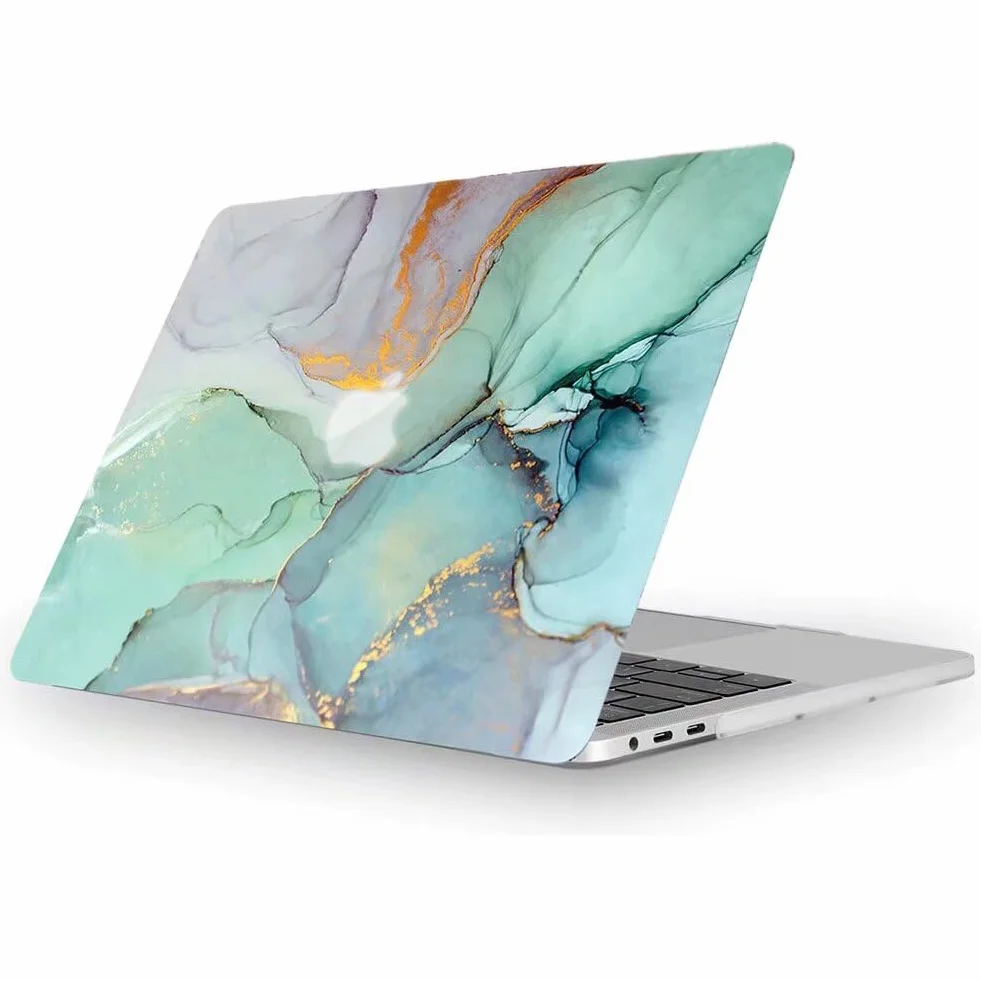 Etui kompatybilne z MacBook Air 34.5 cm z lat 2022, 2024, 2025, M4, A3240, M3, A3113, M2, A2681, z dotykowym identyfikatorem i wyświetlaczem Retina, gumowana, smukła, twarda obudowa ochronna do Air