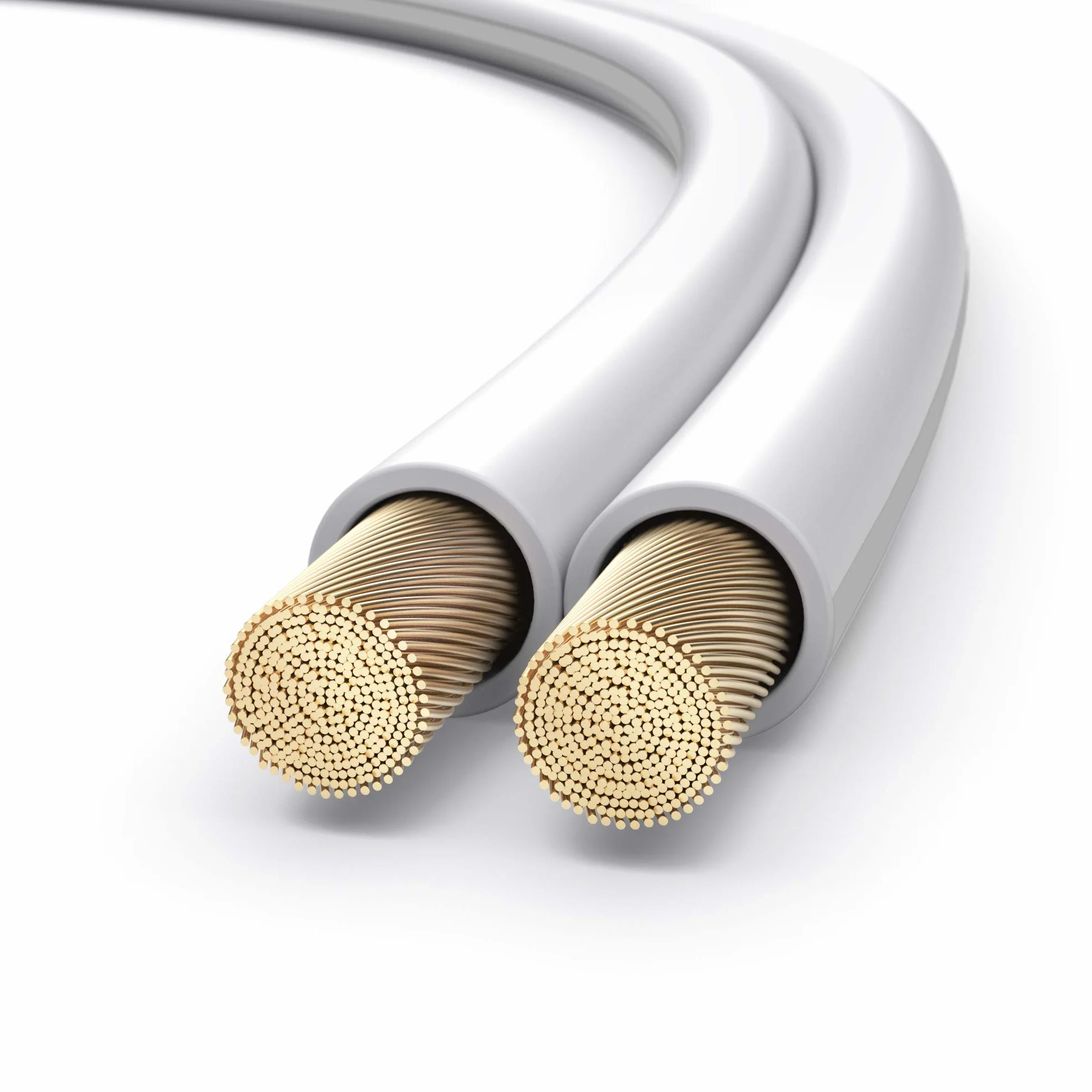 PureLink Kabel głośnikowy OFC 2x4,00 mm² 10,0 m biały