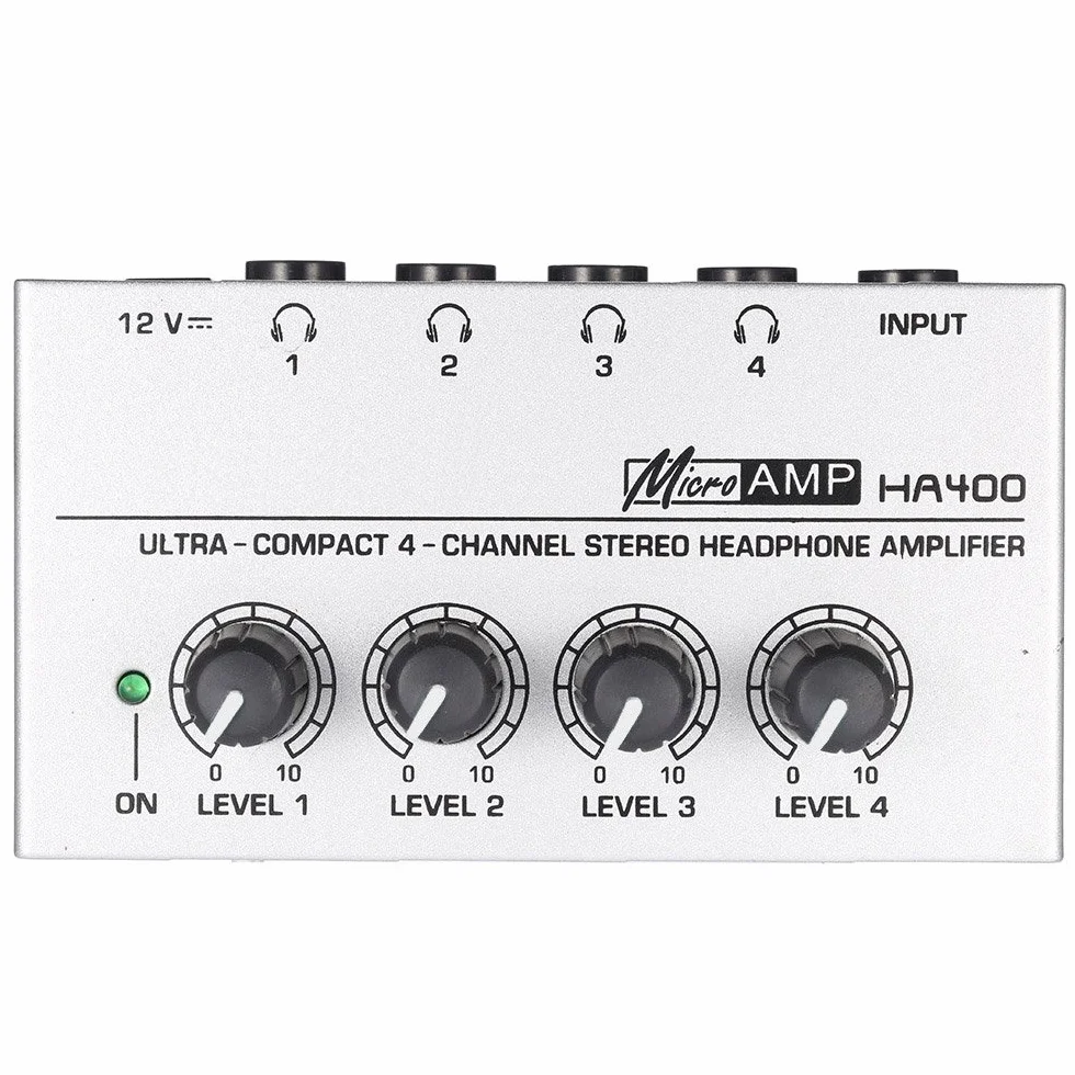 Btuty HA400 4-kanałowy wzmacniacz słuchawkowy stereo ultrakompaktowy