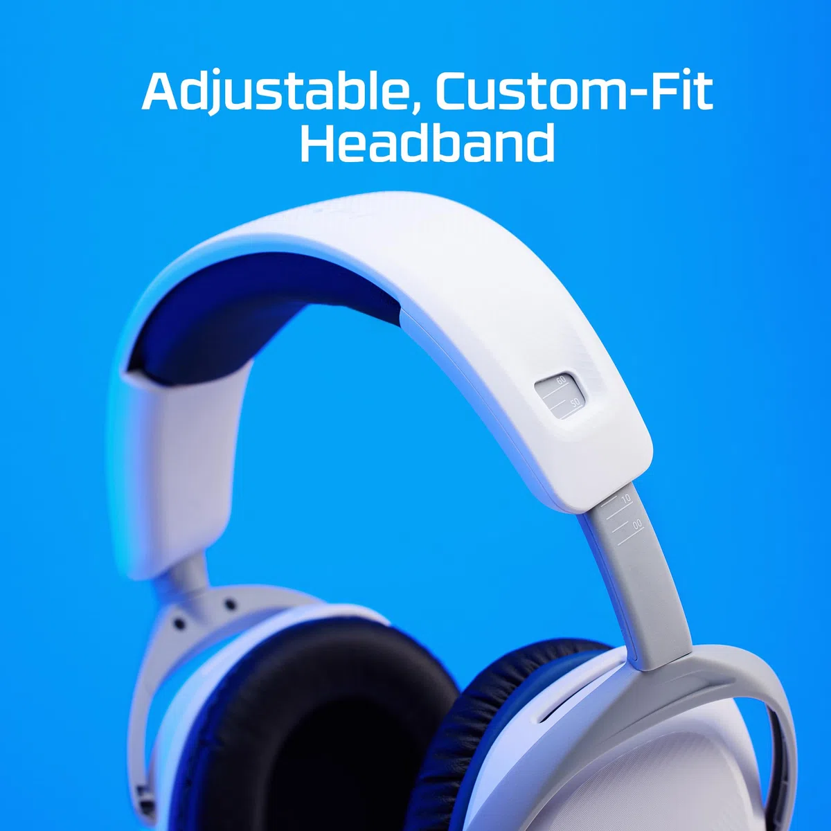 HyperX Cloud Stinger 2 – zestaw słuchawkowy do gier PlayStation Signature Comfort, regulowana opaska na głowę, przewodowa, biała