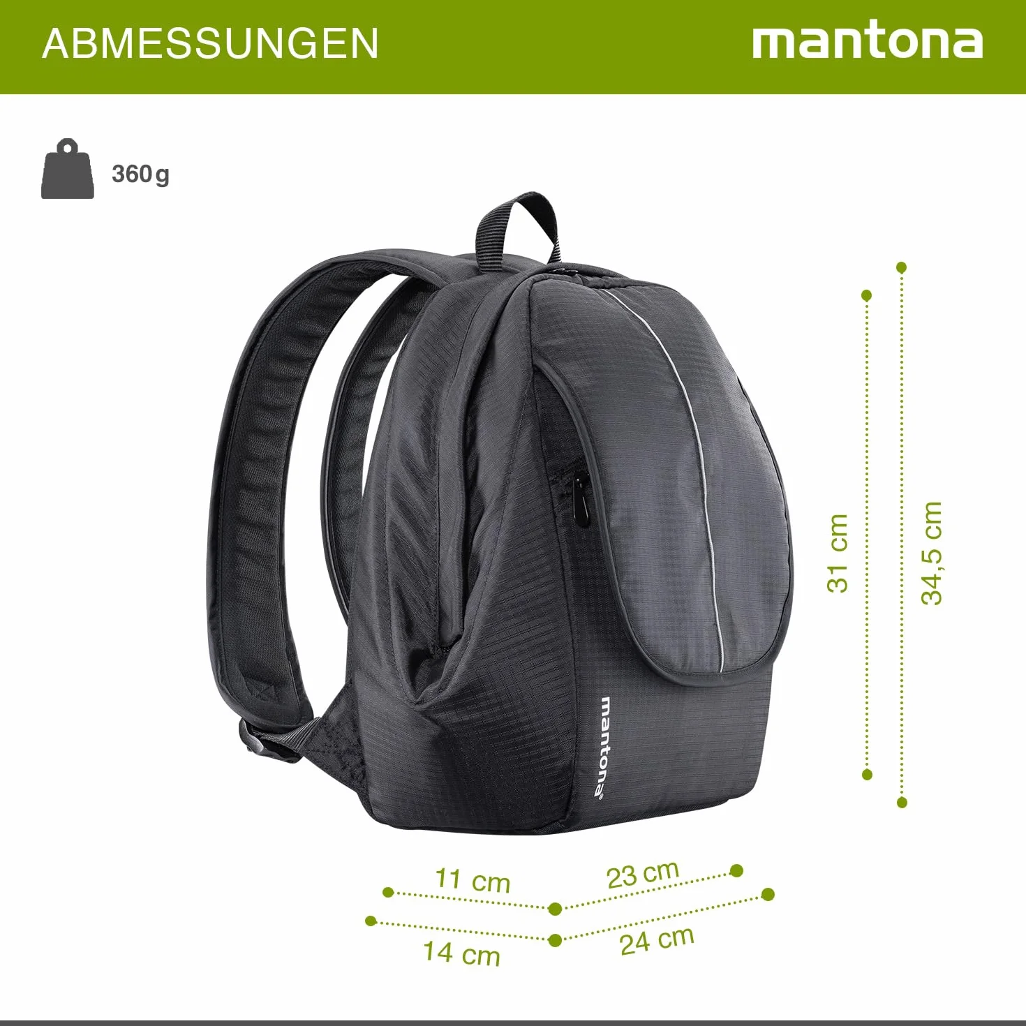 Mantona Elements 10 plecak do aparatu czarny