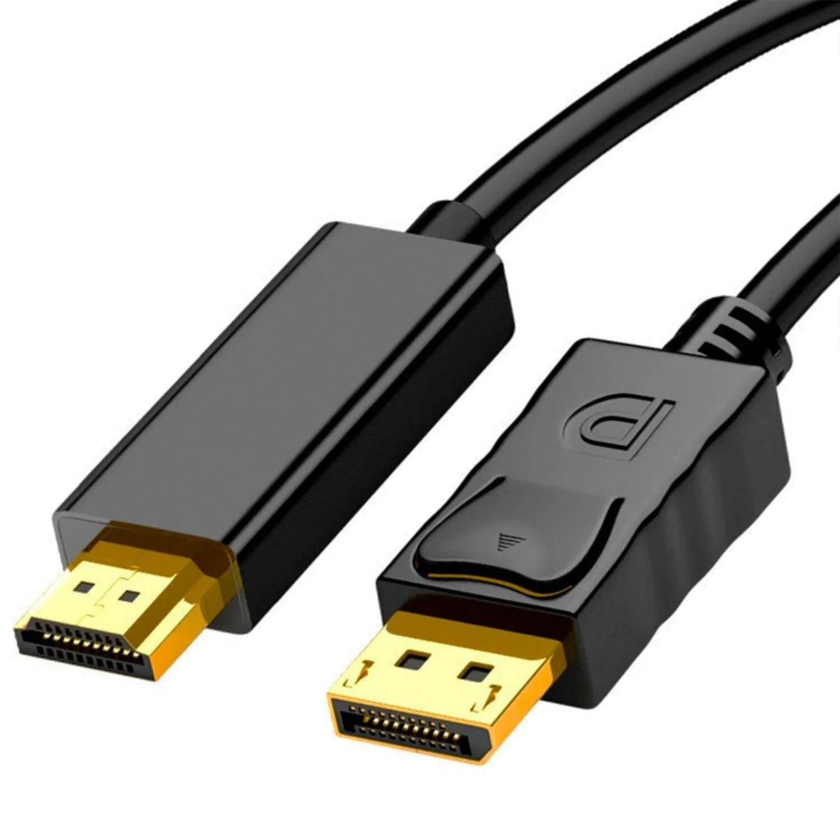 Adapter kabla 4K DisplayPort na HDMI 150 cm, Ankky High Speed (1440P 60 Hz, 1080P 120 Hz) Jednokierunkowy kabel DP do HDMI kompatybilny z Dell, HP, Insignia, Samsung i innymi markami