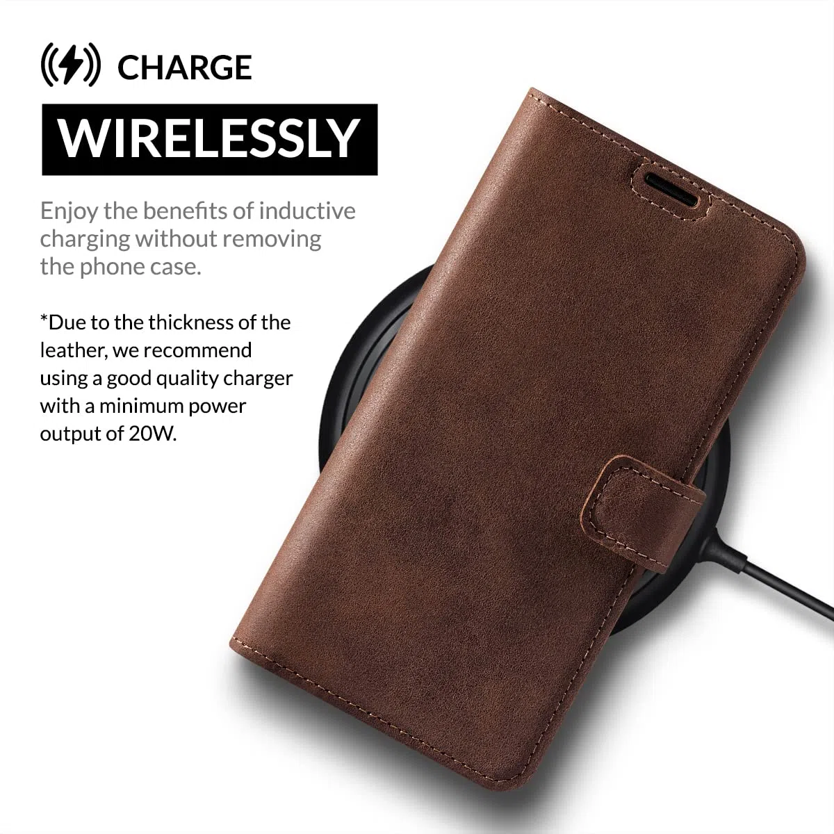 SURAZO Etui na telefon komórkowy premium do Xiaomi 14 Pro 5G, skórzane – składane etui ochronne z prawdziwej skóry [magnes, kieszeń na karty, ochrona RFID, funkcja stojaka] etui z klapką