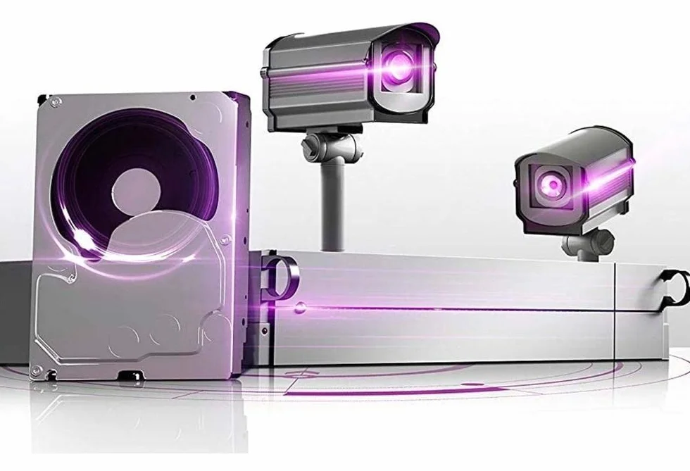 WD Purple wewnętrzny dysk twardy 3 TB (3,5 cala, dysk twardy do kamery monitorującej, 5400 obr./min, obciążenie 360 TB/rok, SATA 6 Gb/s, do pracy ciągłej), fioletowy