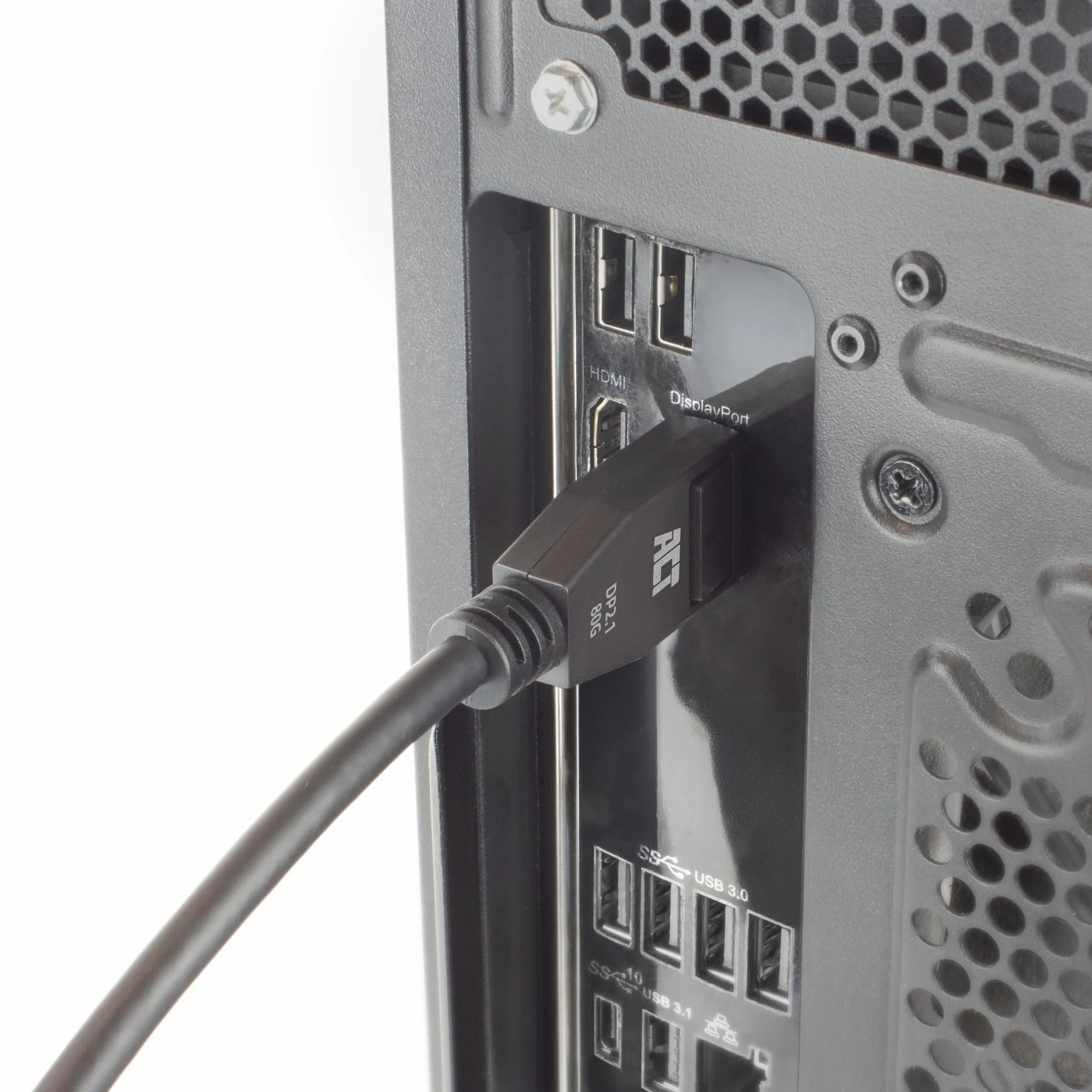ACT DisplayPort 2.1 kabel, 3 m, 10 K 30 Hz/8K 60 Hz/4K 240 Hz, 80 Gbps UHBR20, DP80 - AK4083