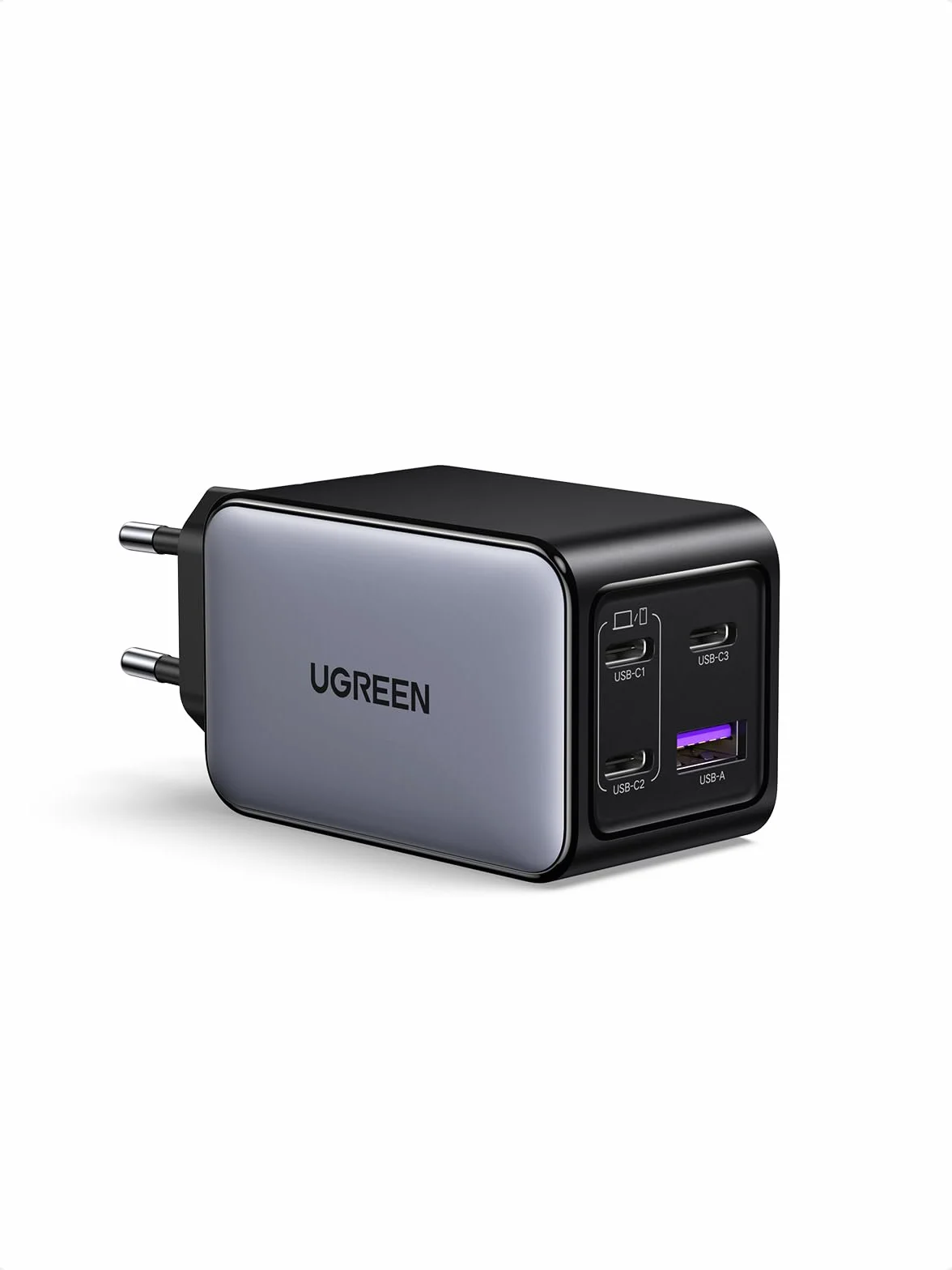 UGREEN Nexode 65 W Ładowarka USB C 4-portowy zasilacz GaN Wiele szybkich ładowarek Ładowarka PD Obsługuje PPS 45 W Kompatybilna z MacBookiem Pro/Air, iPadem Pro, serią iPhone 16-8, Galaxy S24