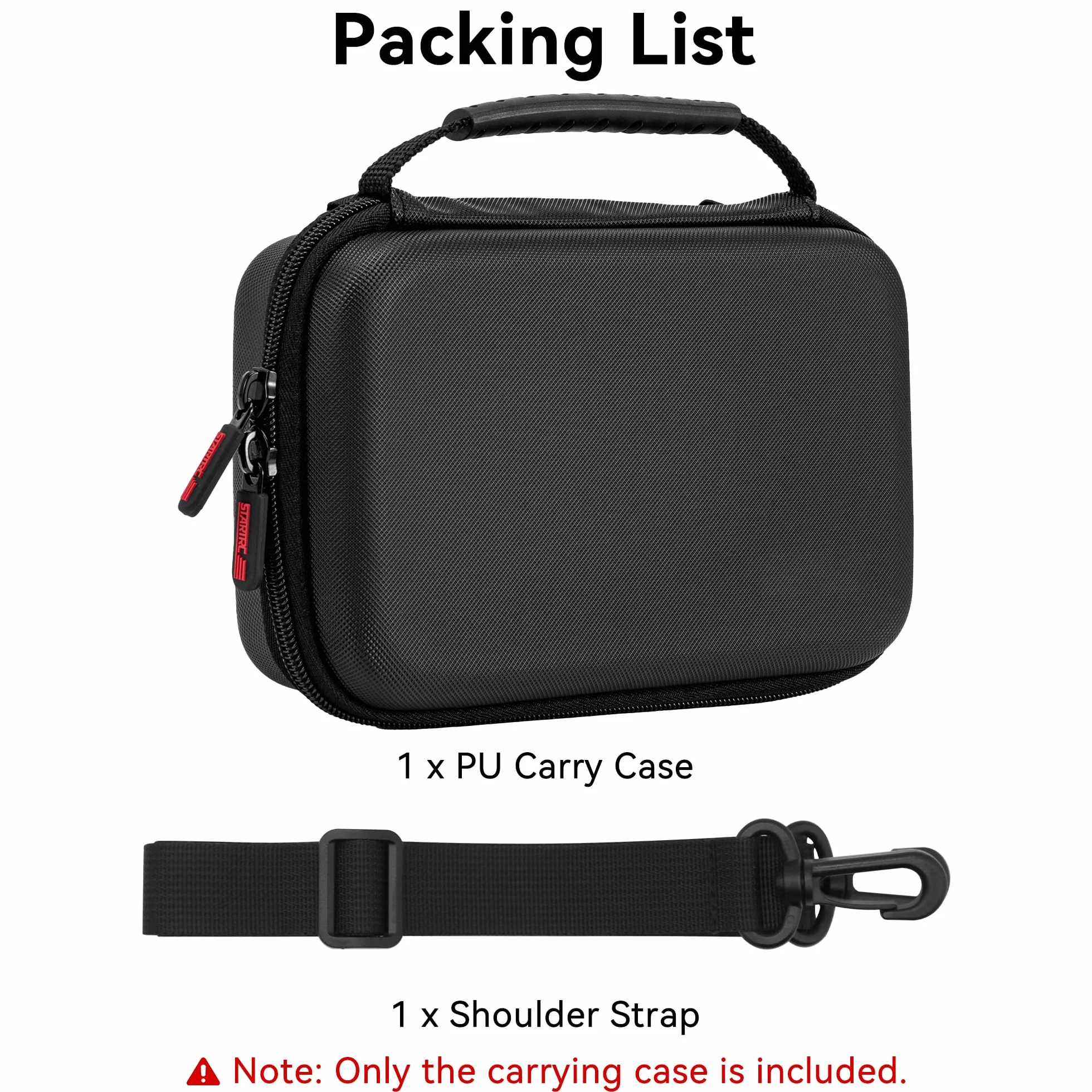 Osmo Pocket 4 Etui Transportowe Przenośna Twarda Torba Podróżna z PU Shell Ochronna Obudowa do DJI Osmo Pocket 4 Creator Combo Kamery z Paskiem na Ramię