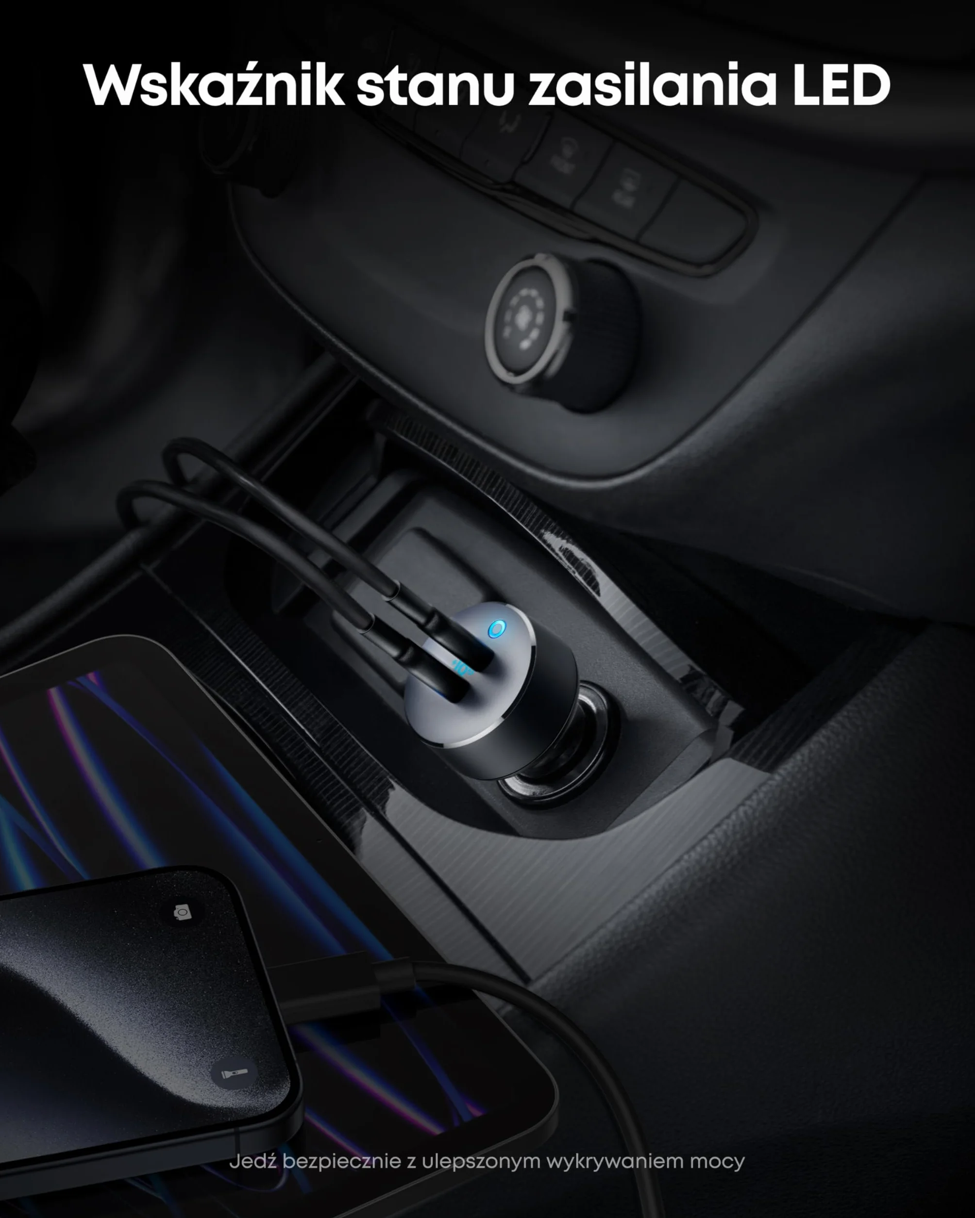 Anker PowerDrive III Duo USB-C car charger, 40W 2-port PowerIQ 3.0 charger, power delivery for iPhone 15/15 Plus/15 Pro/15 Pro Max, Galaxy S10/S9, Pixel, iPad/iPad Mini and more
