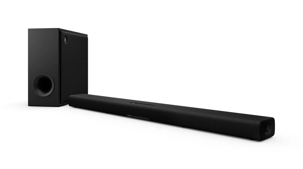 YAMAHA - True X BAR 50A soundbar z Dolby Atmos, bezprzewodowym subwooferem i wbudowaną funkcją Alexa w kolorze czarnym