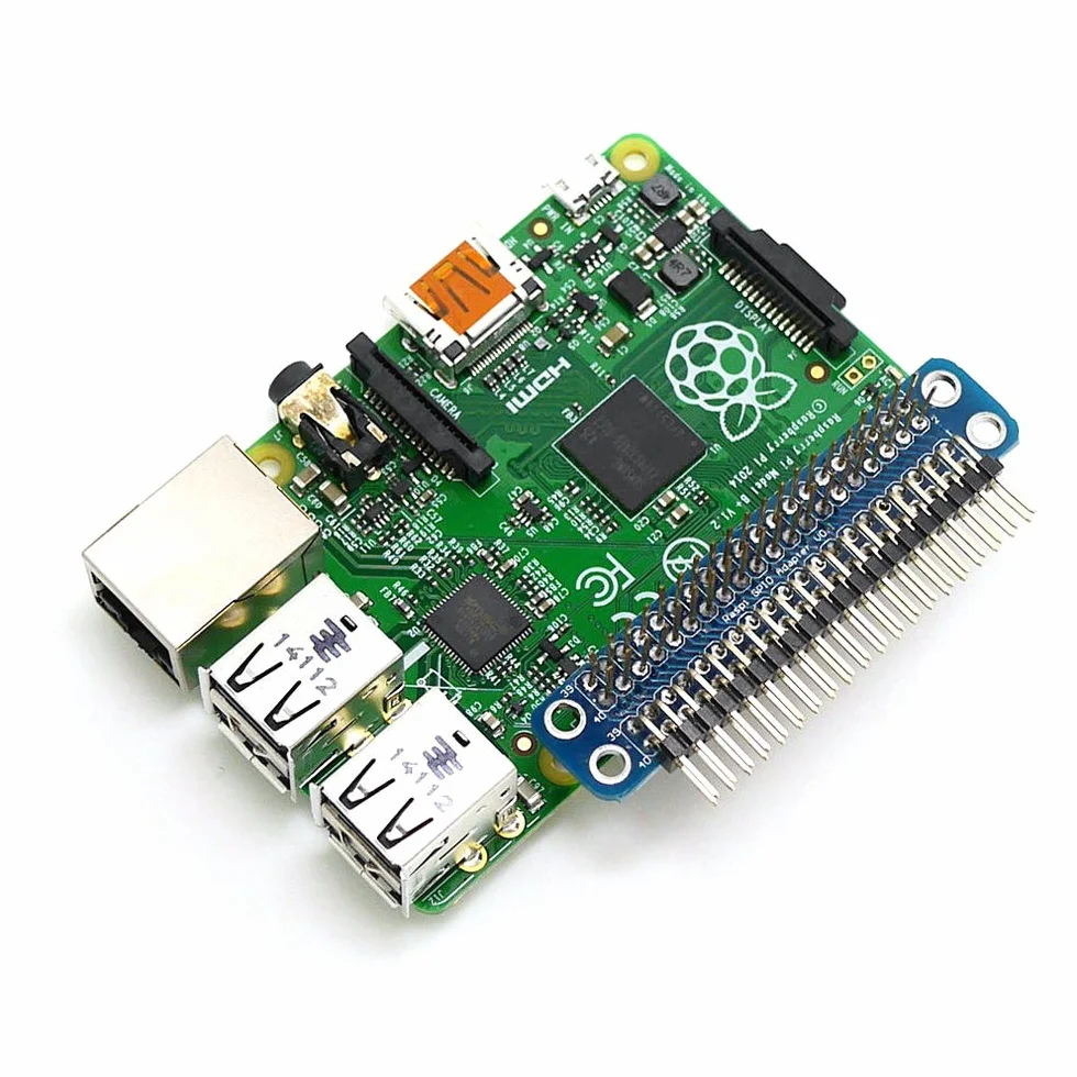 DollaTek Niezmontowany podwójny adapter GPIO do Raspberry Pi 3 Model B, 2 Model B, A+, B+, Zero transferu GPIO do przodu