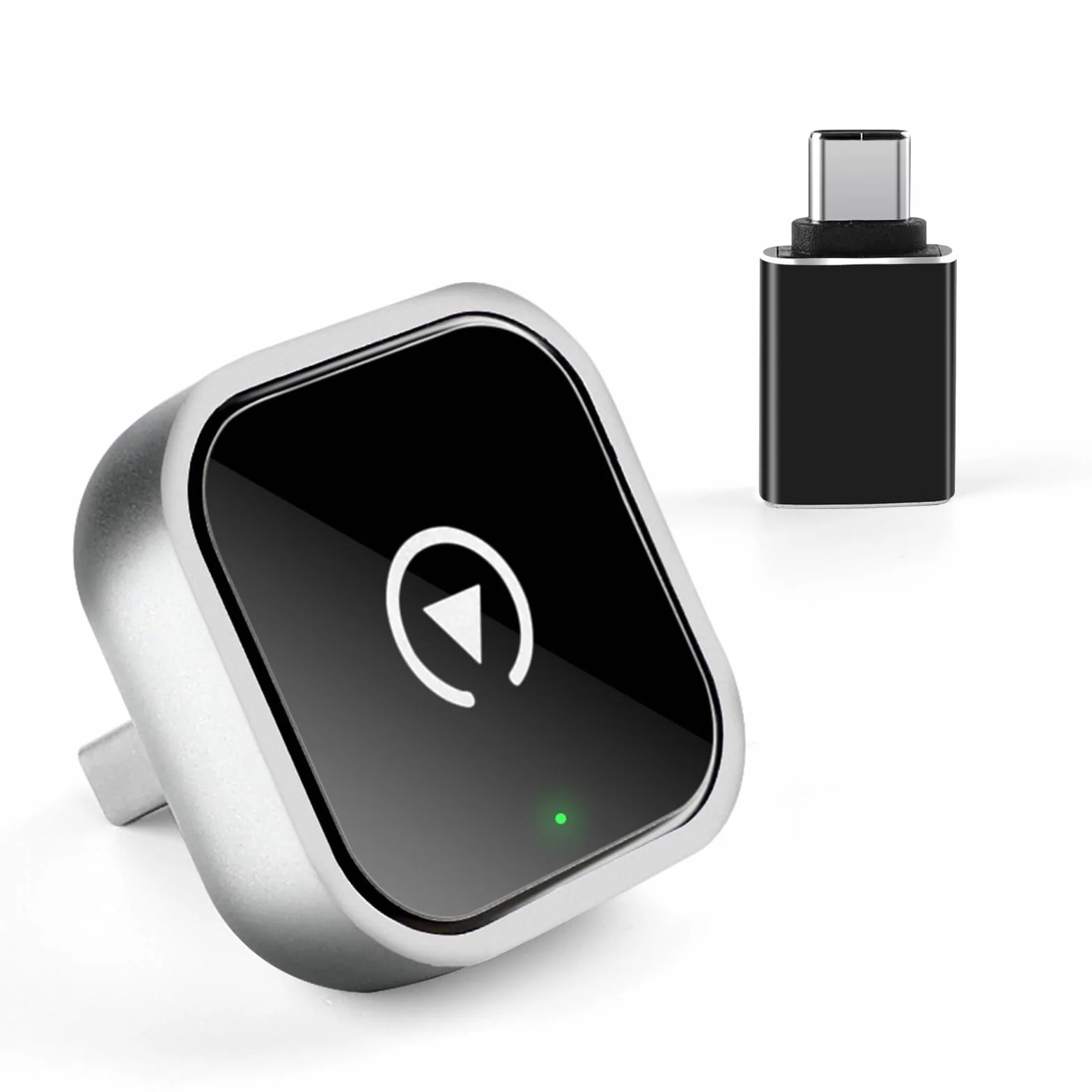 Bezprzewodowy Adapter Carplay 2 w 1, konwertuje przewodowy na bezprzewodowy, mini