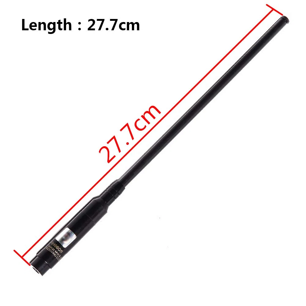 RH-660S złącze SMA Dual Band UKW UHF 144 / 430MHz teleskopowa antena wysokiej wydajności dwukierunkowa radiowa antena dla Wouxun KG UV8D / 9D Plus walkie talkie