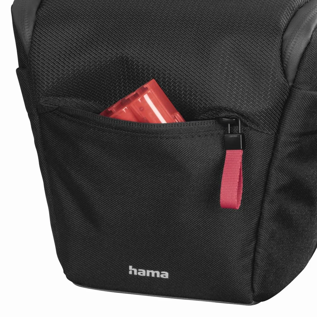Hama torba na aparat fotograficzny (cyfrowy, torba na lustrzankę, rączka, pasek na ramię, soft bag, futerał, pokrowiec, ochrona) czarny