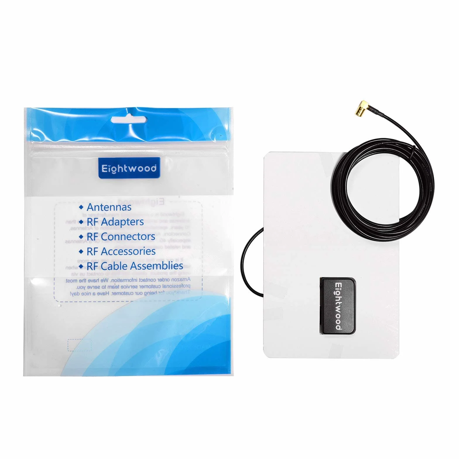Eightwood DAB antena samochodowa + AM/FM dla Pioneer, Clarion, Kenwood, Alpine i JVC