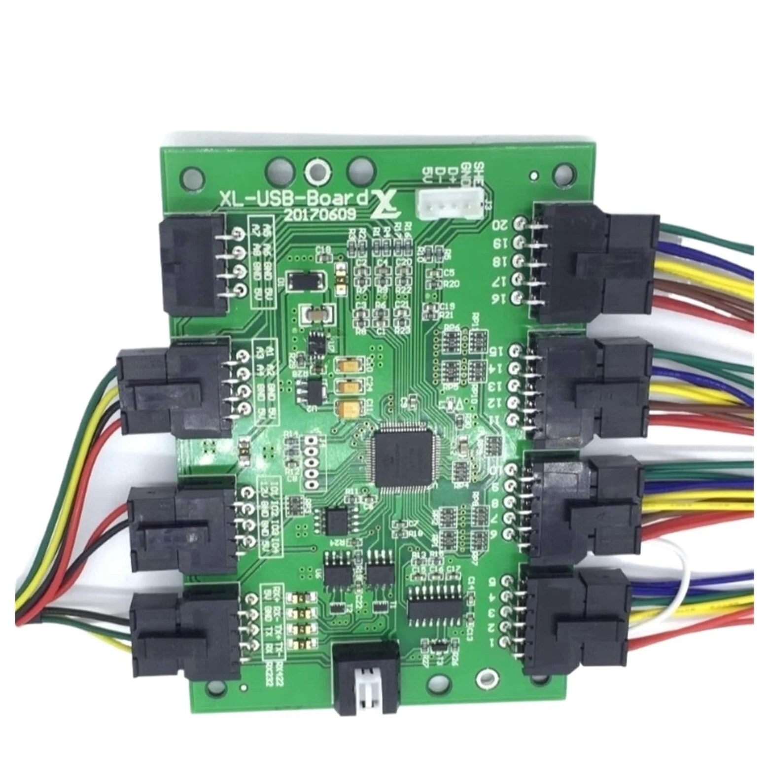 8-osiowa karta sterowania ruchem symulator płyty sterującej, przemysłowa płyta sterownicza komputera płyta sterownicza joysticka(8-axis RS485 serial port 5V)