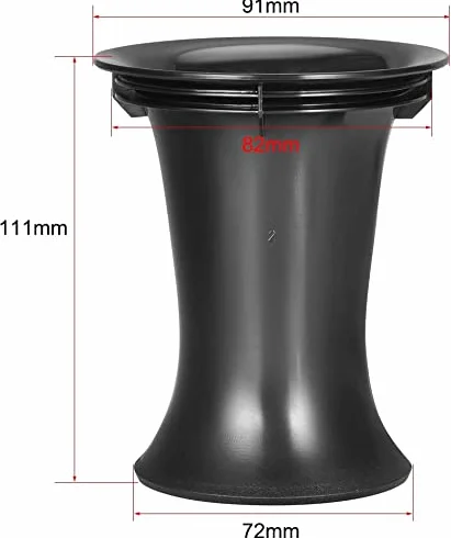XYWHPGV 2 szt. 82mm x 111mm rura portu głośnika Subwoofer Bass Reflex Tube Bass Woofer Box Port Tube Vent(85e1d 9bef2 a03c3 f6495 b1901 4ea06