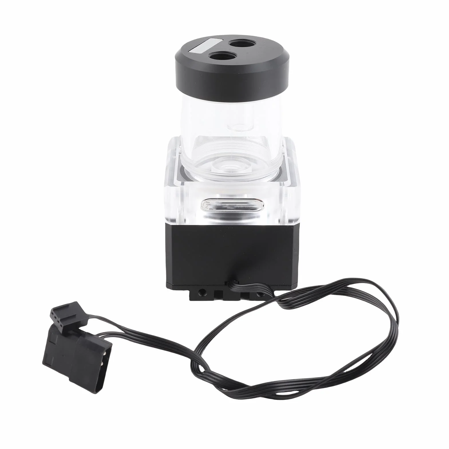 Generic Zbiornik Pompy PC Silne Chłodzenie Pompa Wodna 650L/H 3,5 Metra Głowica Pompy do Komputera Pompa Chłodząca wodą Konfiguracja Gier (12cm)