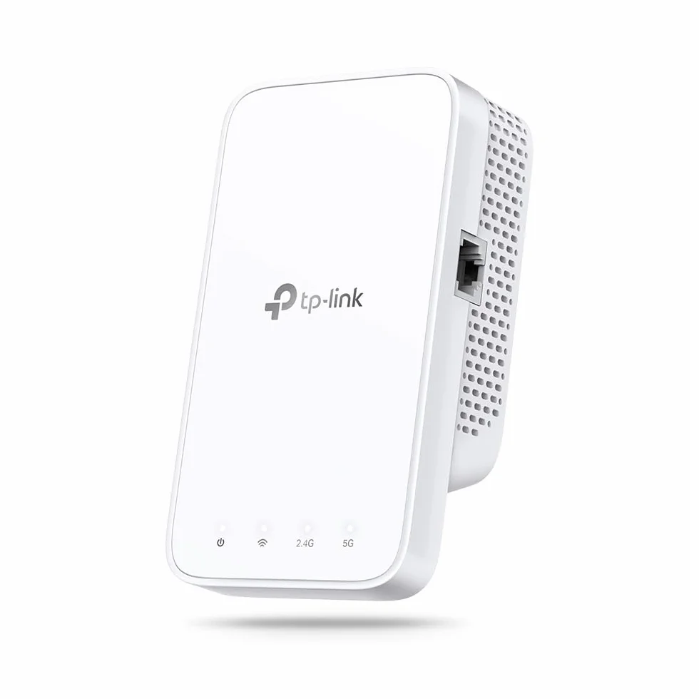 TP-Link Wzmacniacz RE330 WLAN AC1200 (867 Mb/s 5 GHz + 300 Mbps 2,4 GHz, wzmacniacz WiFi, sterowanie aplikacją, wskaźnik siły sygnału, kompatybilny ze wszystkimi urządzeniami WLAN, tryb AP)