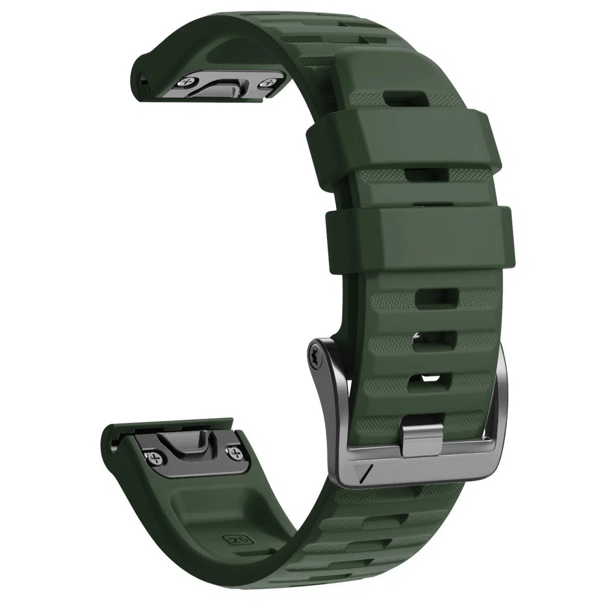 Do zegarka Fenix 8/6X/7X Band 26 mm, łatwy do dopasowania, miękki silikonowy pasek do zegarka, zamiennik do smartwatchy Fenix 5X / Fenix 5X Plus/Fenix 3/Fenix 6X Pro/Descent Descent MK2i