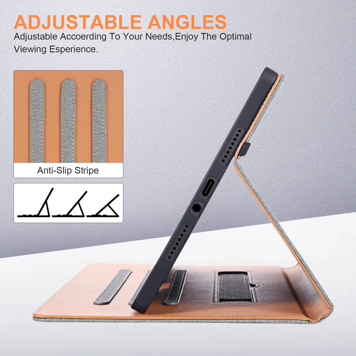 Etui do Redmi Pad 2 Pro z uchwytem na długopis, odporne na uderzenia, etui do Xiaomi Redmi Pad 2 Pro 5G 12,1 cala, szare