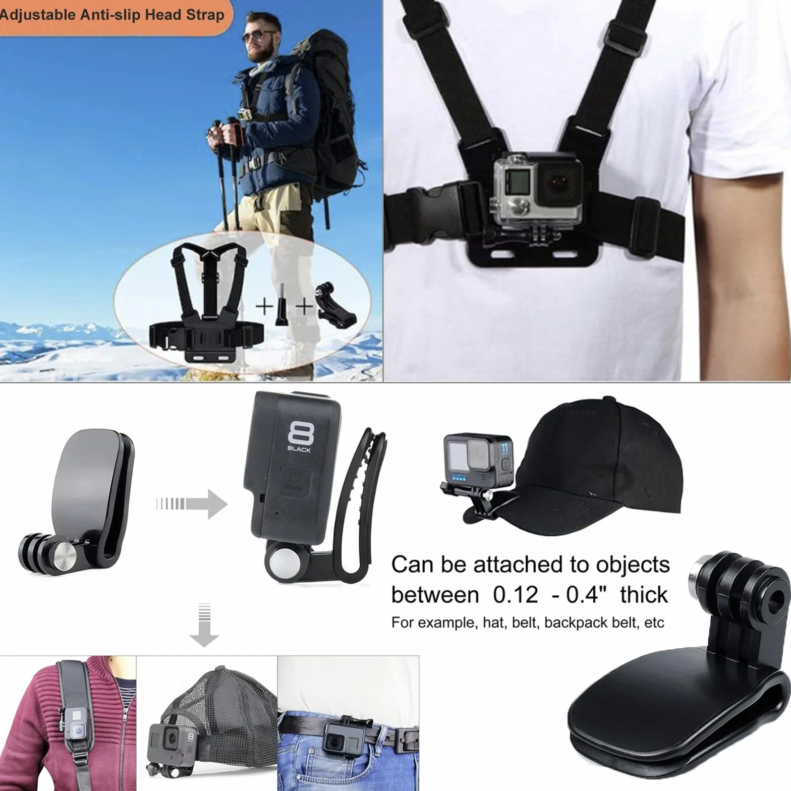 Zestaw obudowa nurkowa do GoPro Hero 9-13 z uchwytem pływającym i filtrem czerwonym