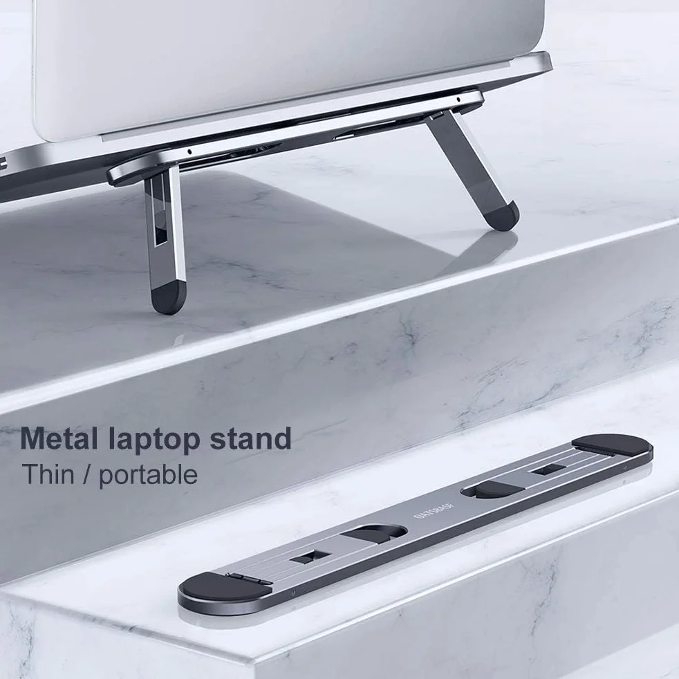 Stojak na laptopa na biurko, stojak chłodzący do laptopa, podstawka pod klawiaturę, ergonomiczny podnośnik do laptopa, podstawka pod laptopa, kompatybilny z MacBook Air Pro, Dell, HP, Lenovo,