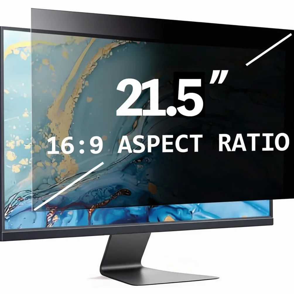 21,5-calowy ekran prywatności komputera dla 21,5" 16:9 monitor szerokiego ekranu, ochrona oczu przeciw odblaskowi niebieskie światło monitor komputera filtr prywatności