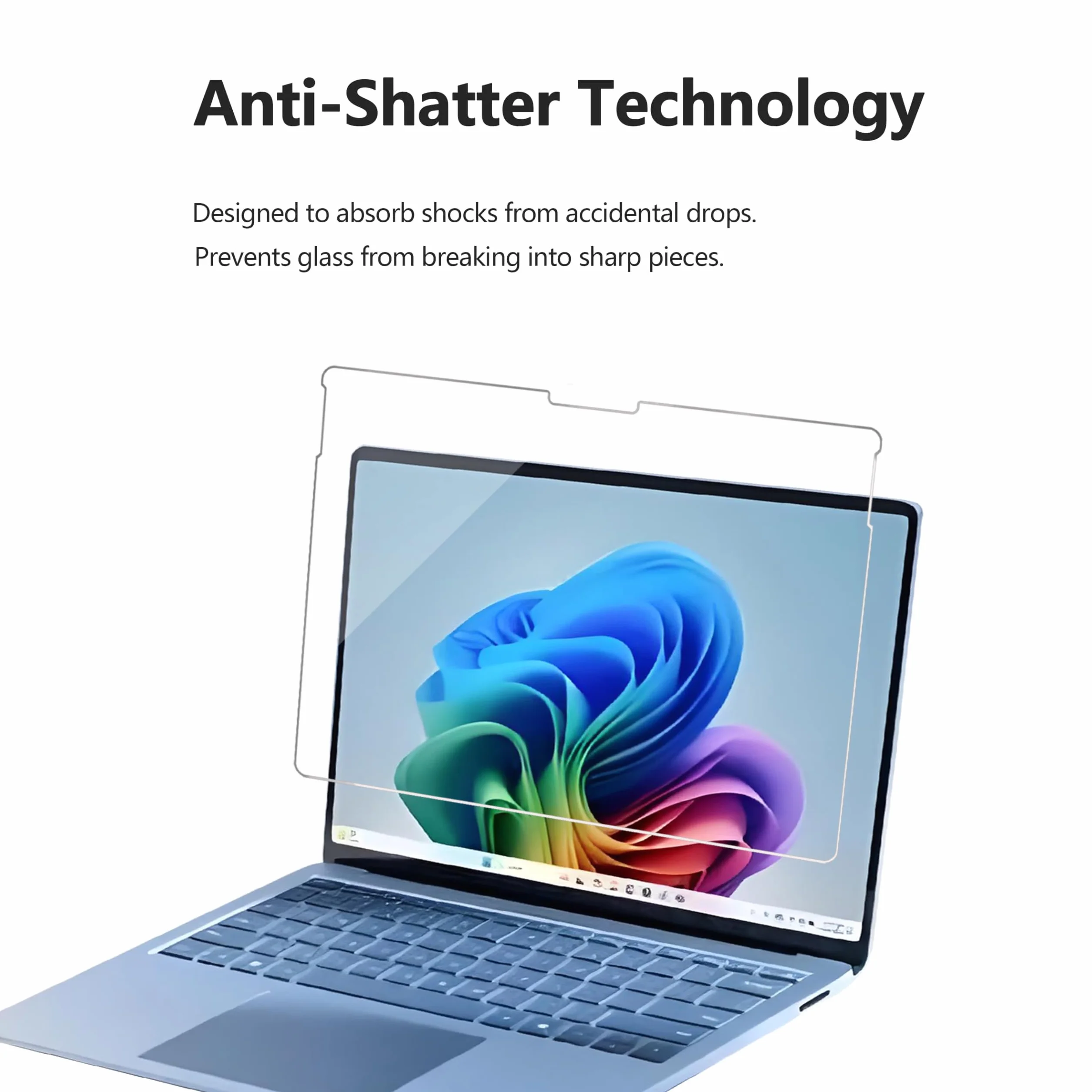 Adeway Ochraniacz ekranu do Microsoft Surface Laptop 7 szkło hartowane 13,8 cala
