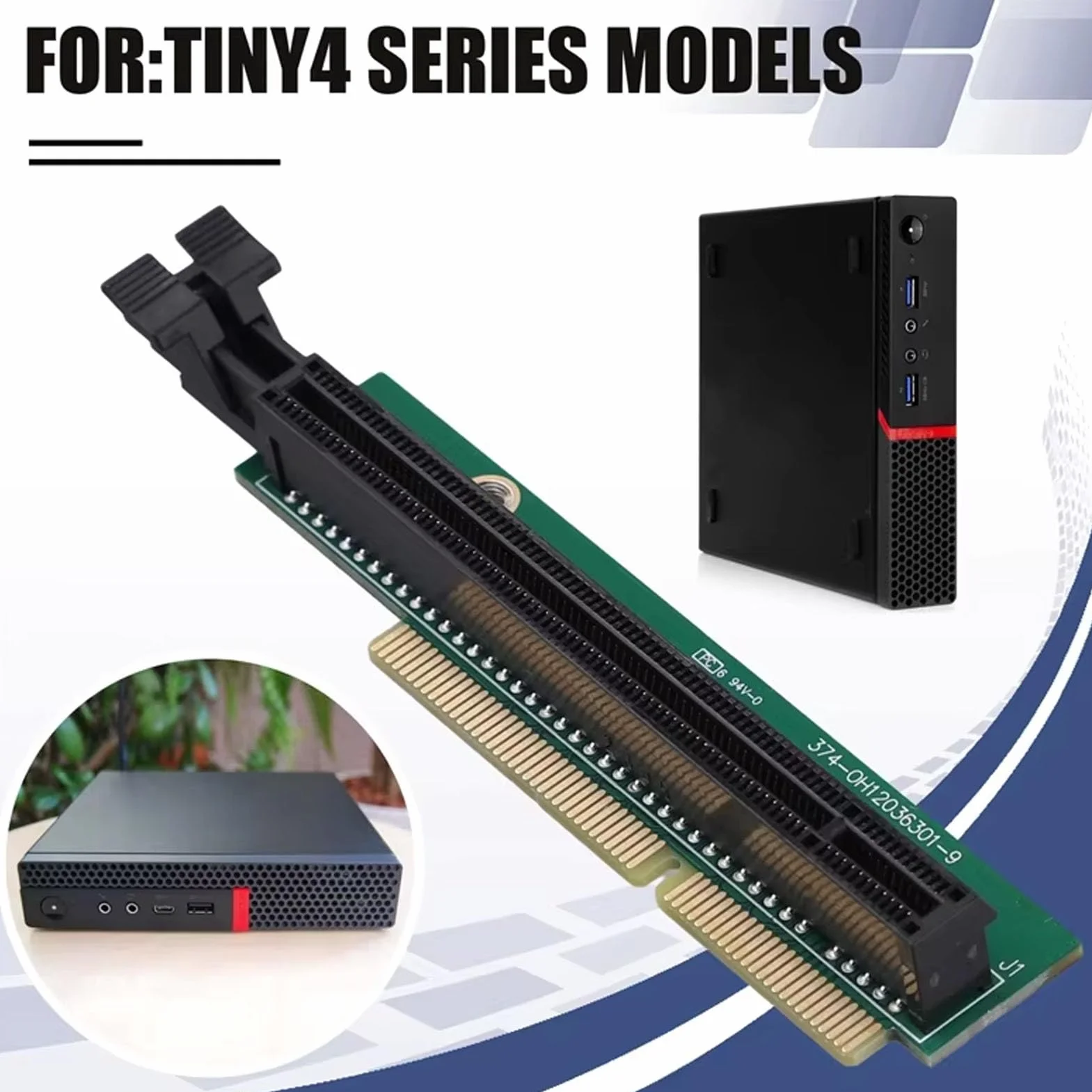 Adapter Karty Pionowej PCI E 16X dla ThinkCentre M910Q M910X M710Q P320