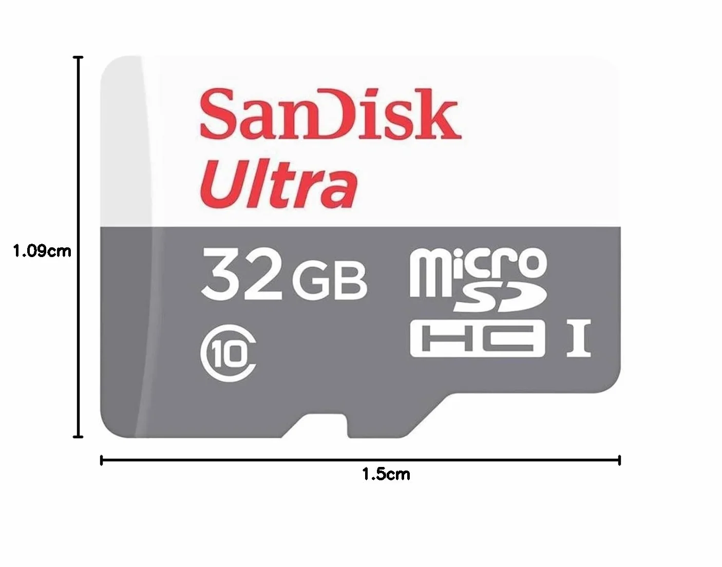 SanDisk Ultra microSDHC 32GB + SD Adapter 100MB/s Class 10 UHS-I