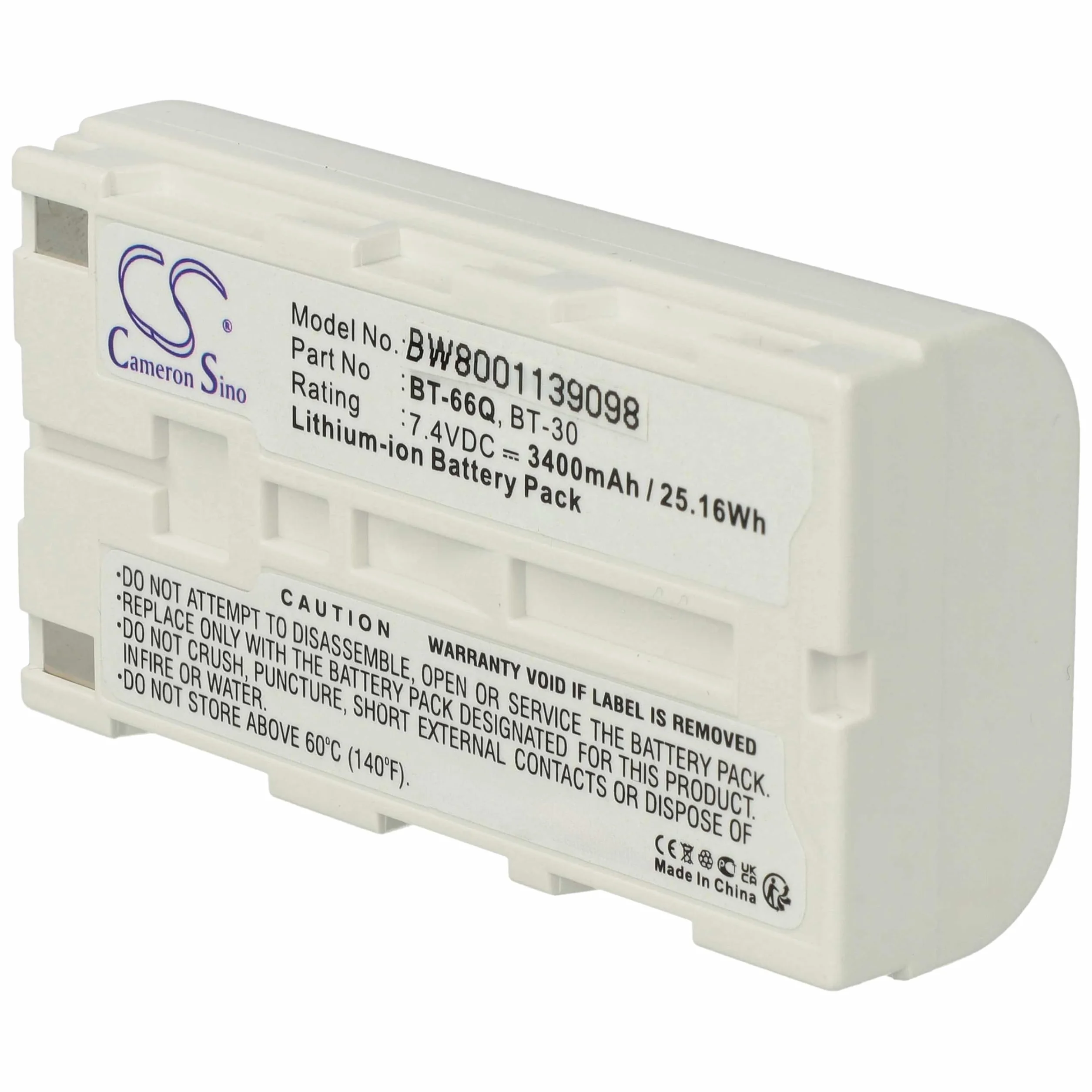 Akumulator litowo-jonowy 3400 mAh 7,4 V do Topcon GRS-1 BT-30 BT-62Q