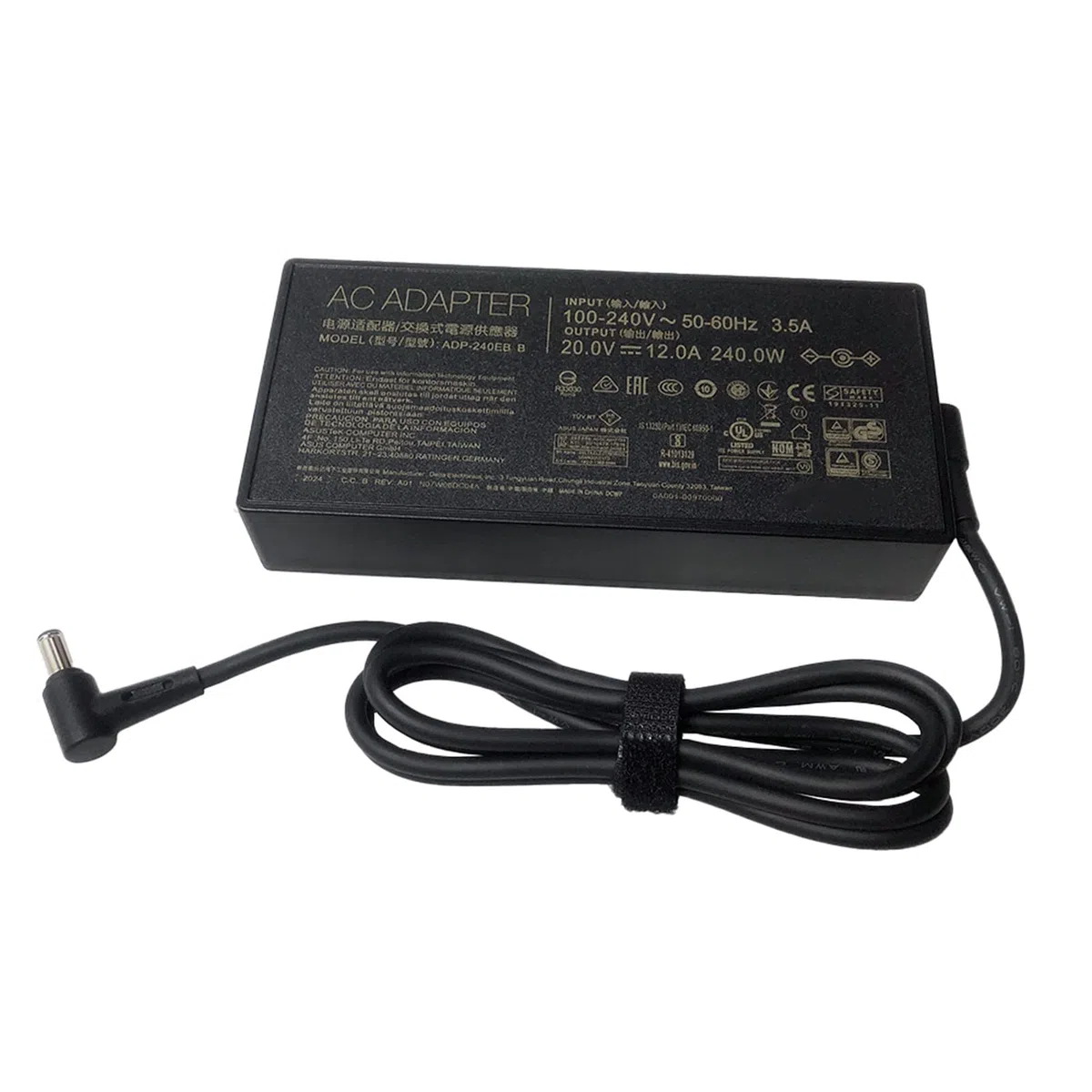KK LTD Zasilacz sieciowy do ładowarki do laptopa ASUS ROG 15 GX550LXS RTX2080 ADP-240EB B 20V 12A