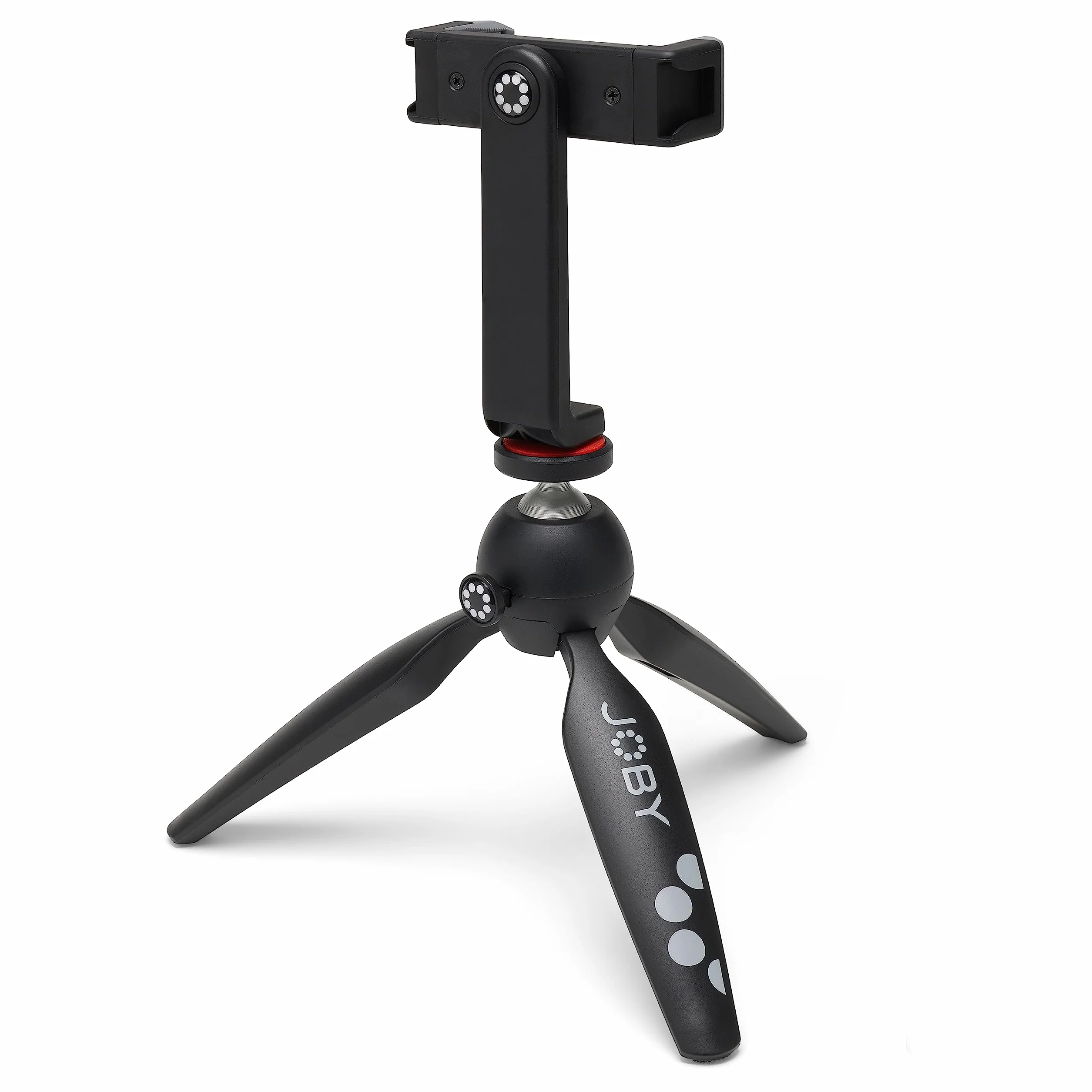 JOBY HandyPod 2 zestaw, statyw stołowy z uchwytem na telefon GripTight 360 i mocowaniem przegubowym, statyw do telefonów do smartfonów, kamery akcji i aparatów bezlusterkowych lub urządzeń do 1,0 kg,
