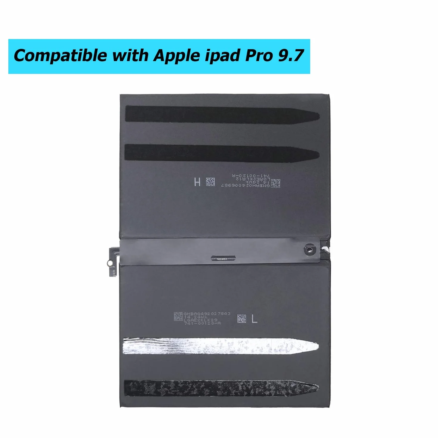Upplus A1664 akumulator zastępczy kompatybilny z ipadem Pro 9.7 2016, A1673 A1674 A1675 iPad 6.3 iPad 6.4 z zestawem narzędzi