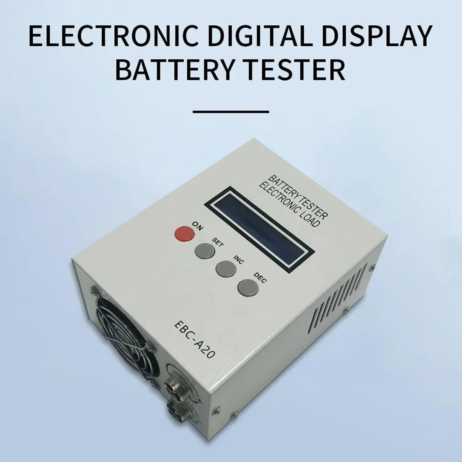 Elektroniczny tester obciążenia, Tester pojemności akumulatora, tester obciążenia litowo-kwasowego, 5A, 20A, rozładowanie, elektroniczny miernik