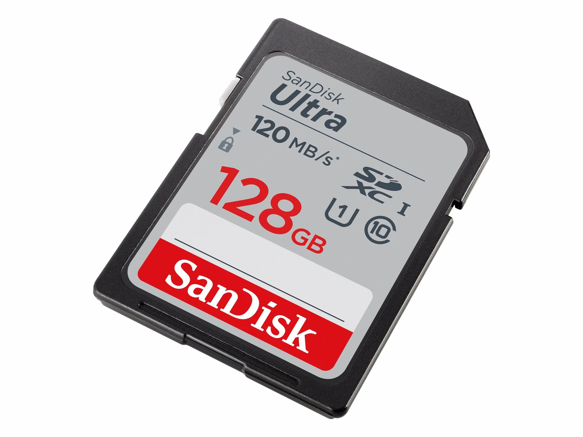 SanDisk Karta Ultra SDXC 128 GB, karta SD, karta pamięci o prędkości odczytu do 140 MB/s, do kompaktowych aparatów klasy podstawowej i średniego zasięgu, wideo Full HD, UHS-I, klasa 10, U1