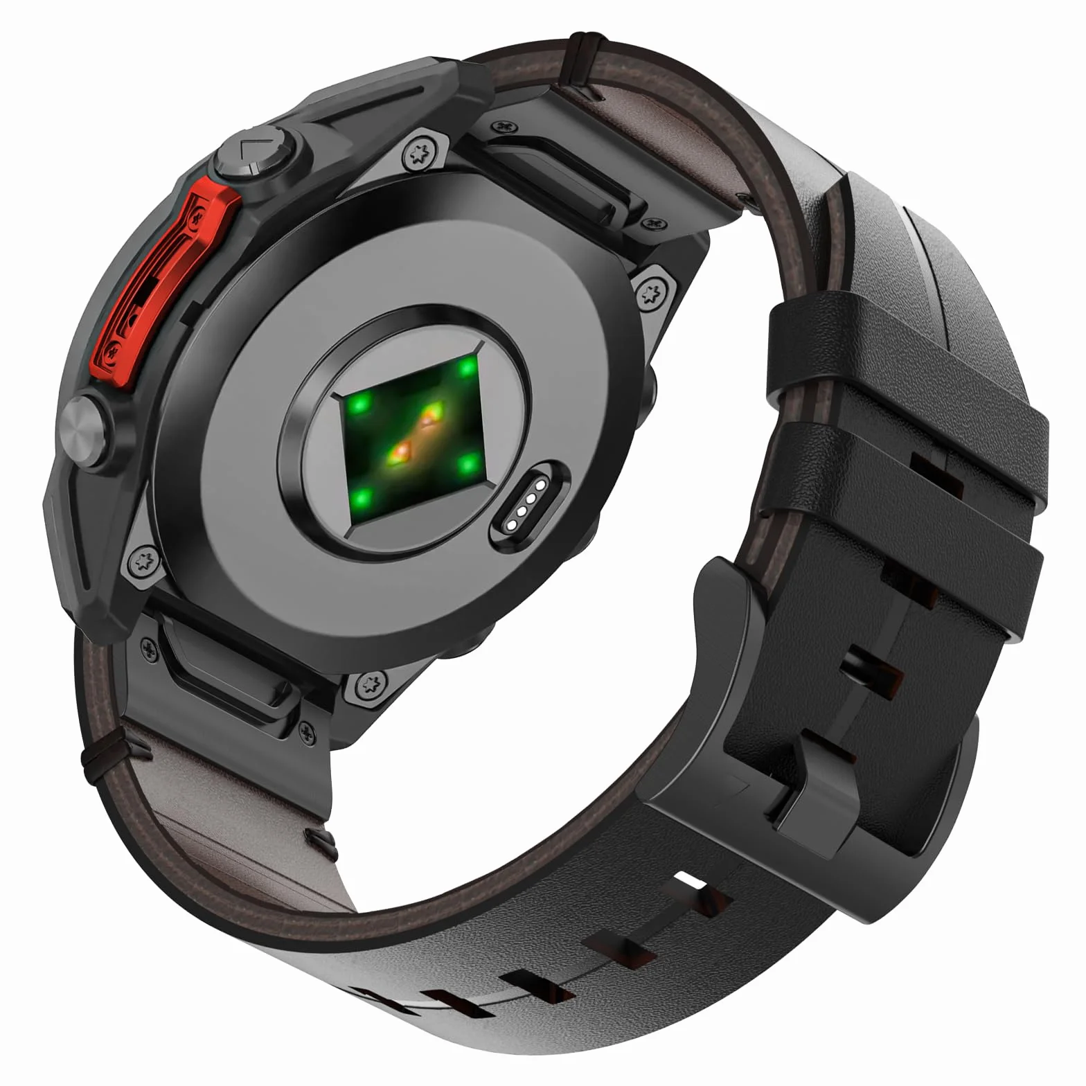 Skórzany pasek do zegarka Garmin Fenix 8 51 mm, Fenix 7X Pro / 7X / FEnix 6X Pro/6X/FEnix 5X Plus/5X, 26 mm, pasek do zegarka z szybkim zapięciem, do FENix 3/3 HR / Enduro 2/Quaitx 3/Epix 2 Pro 51 mm