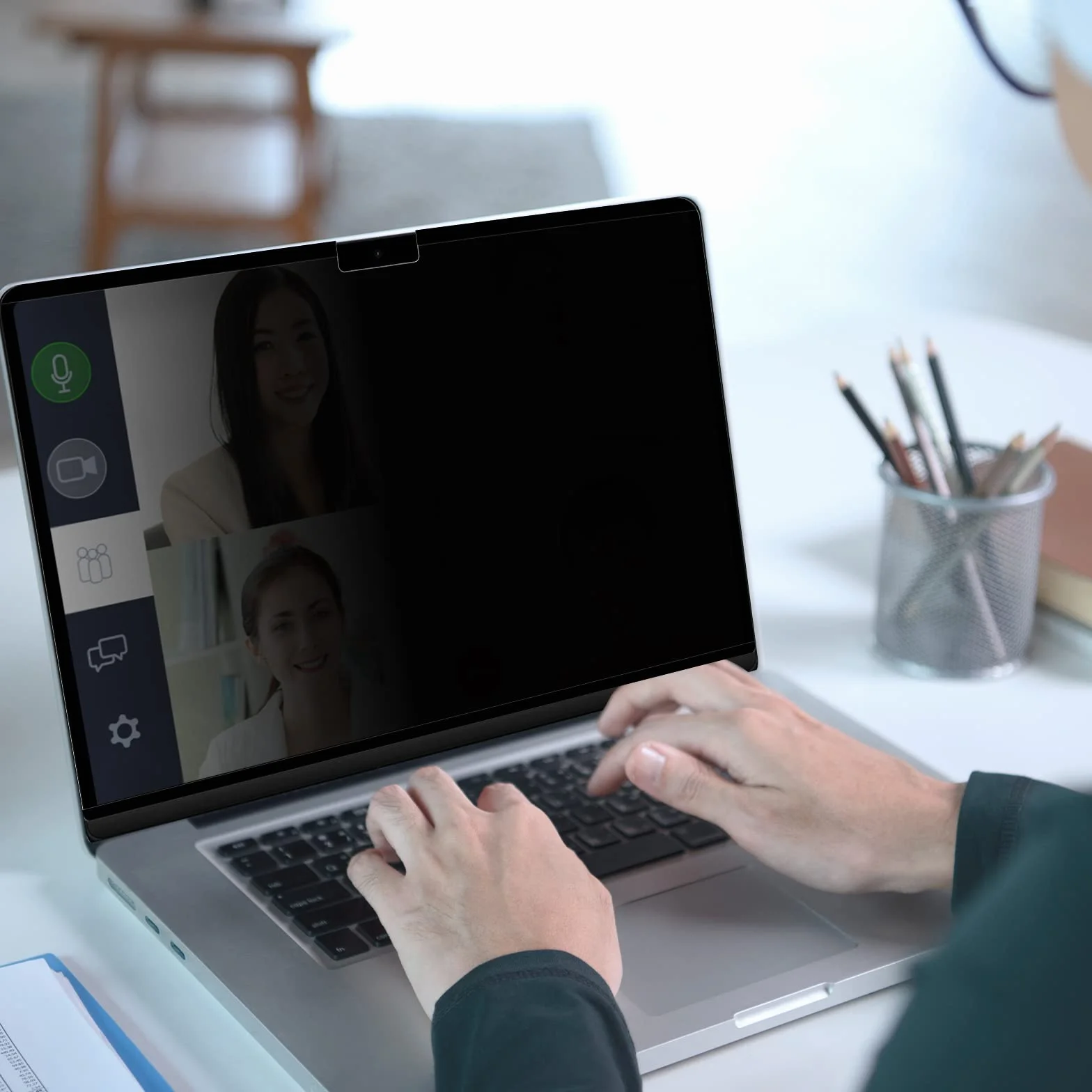 LanQii Filtr prywatyzujący kompatybilny z MacBook Pro 13" (2016-2022 M1/M2), magnetyczny filtr prywatności, ochrona danych, zdejmowana folia ochronna do MacBook Air 13" (2018-2021, M1)