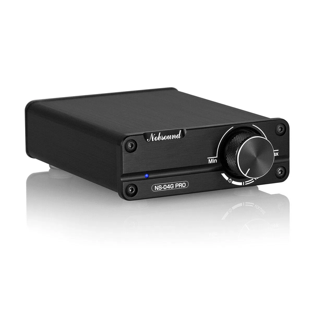 Nobsound, HiFi Mini Dual TPA3116 cyfrowy wzmacniacz stereo wysokiej jakości kanał 2.0 100 W x 2 z przedwzmacniaczem NE5532P, czarny